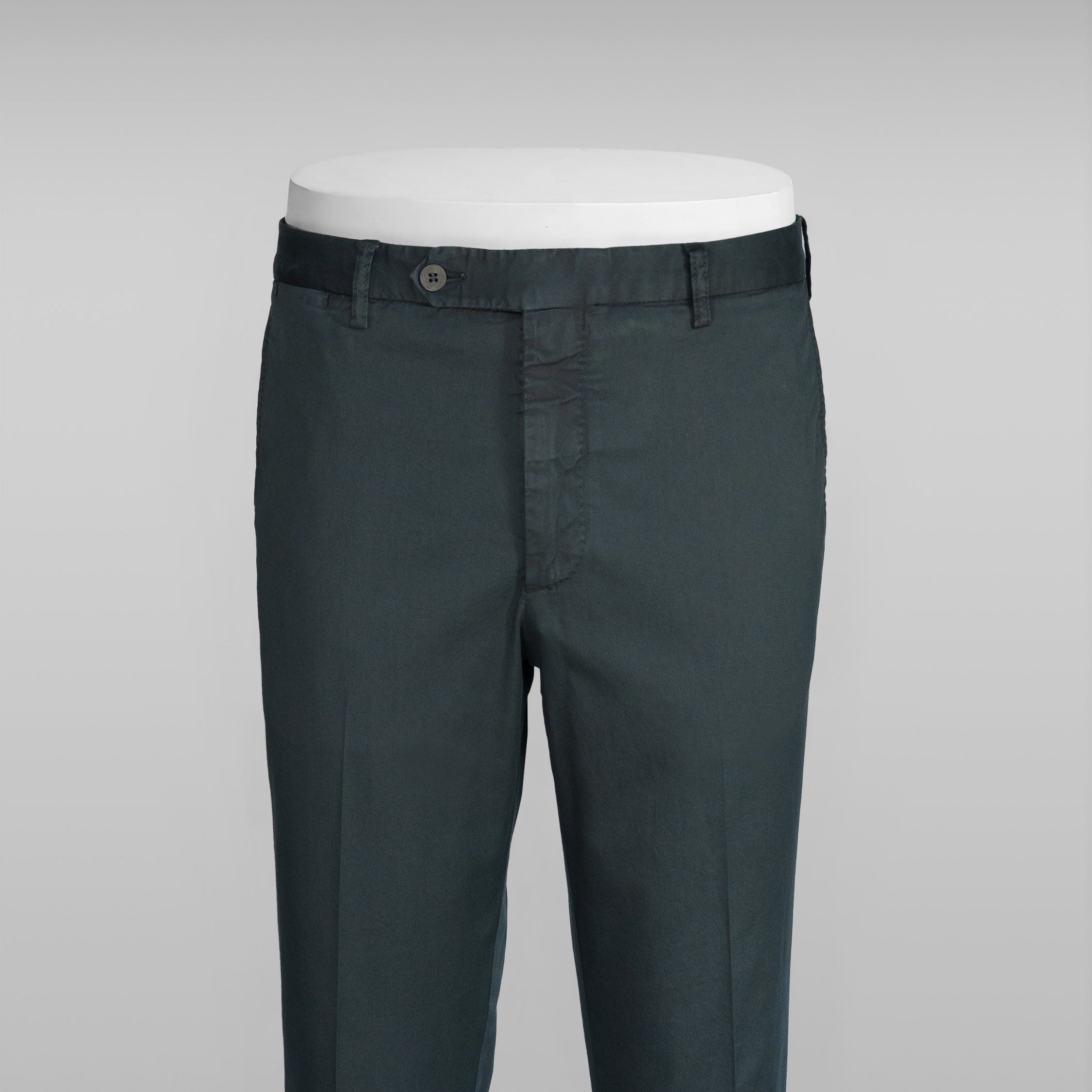 Deep green cotton supima sport trousers SUMMER