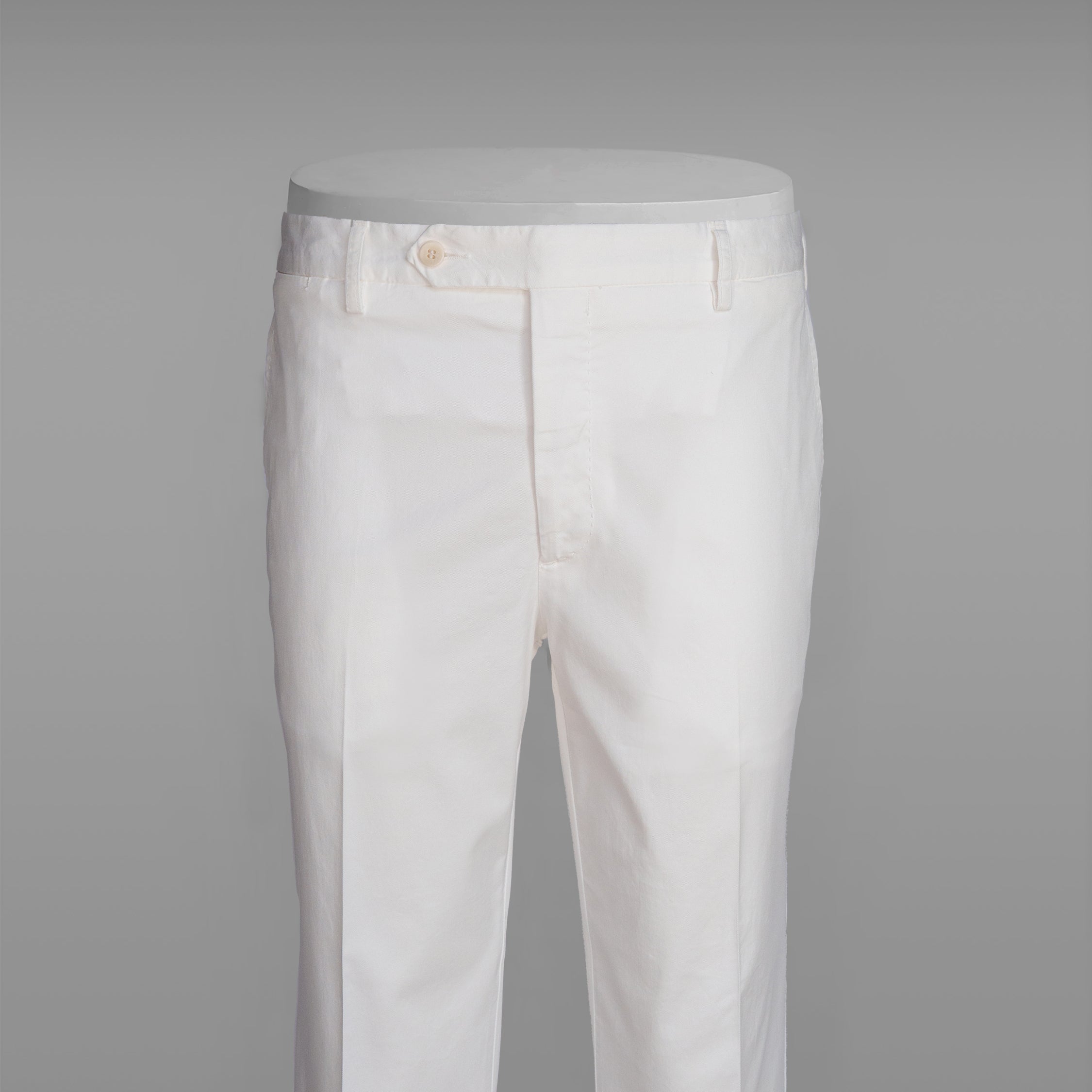 Pantaloni sportivi in cotone supima bianco