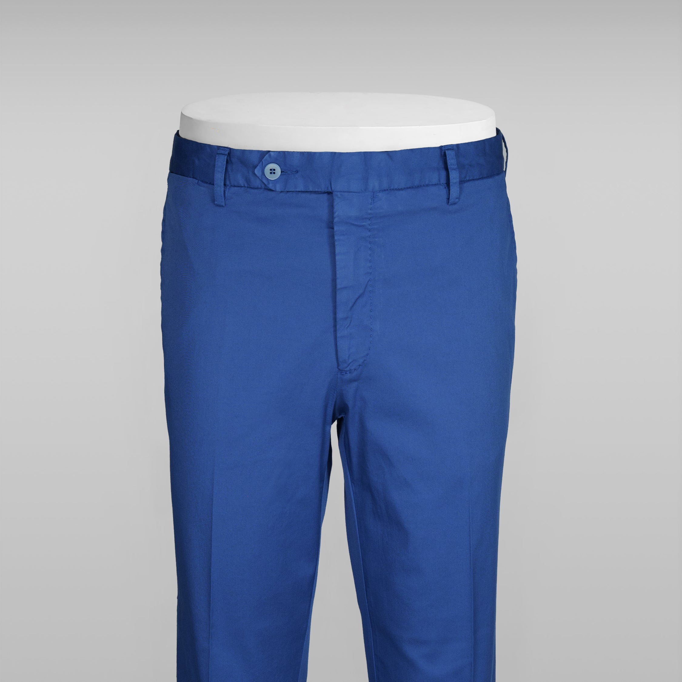 Cobalt blue cotton supima sport trousers SUMMER