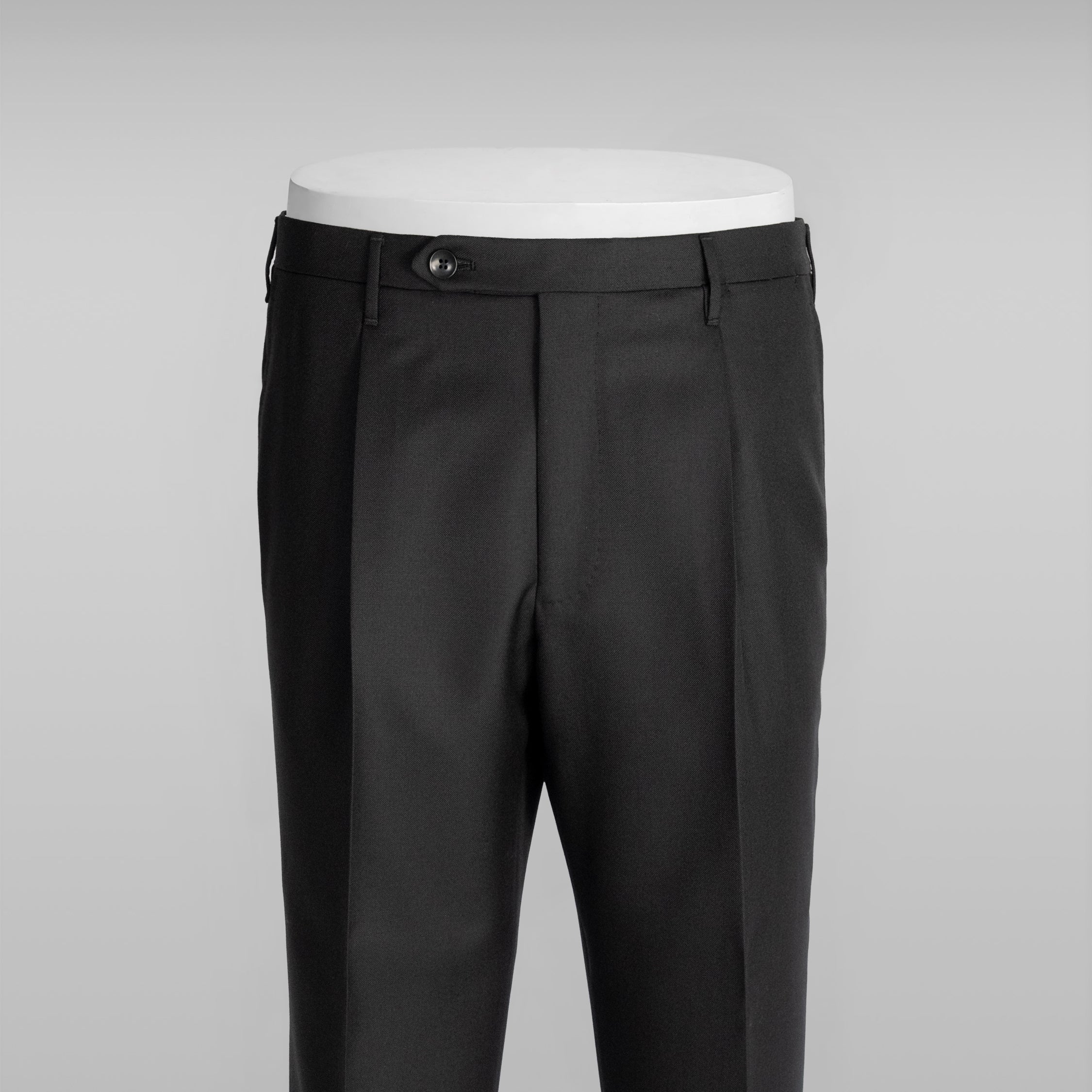 Pantaloni in lana a tre fili Venezia neri