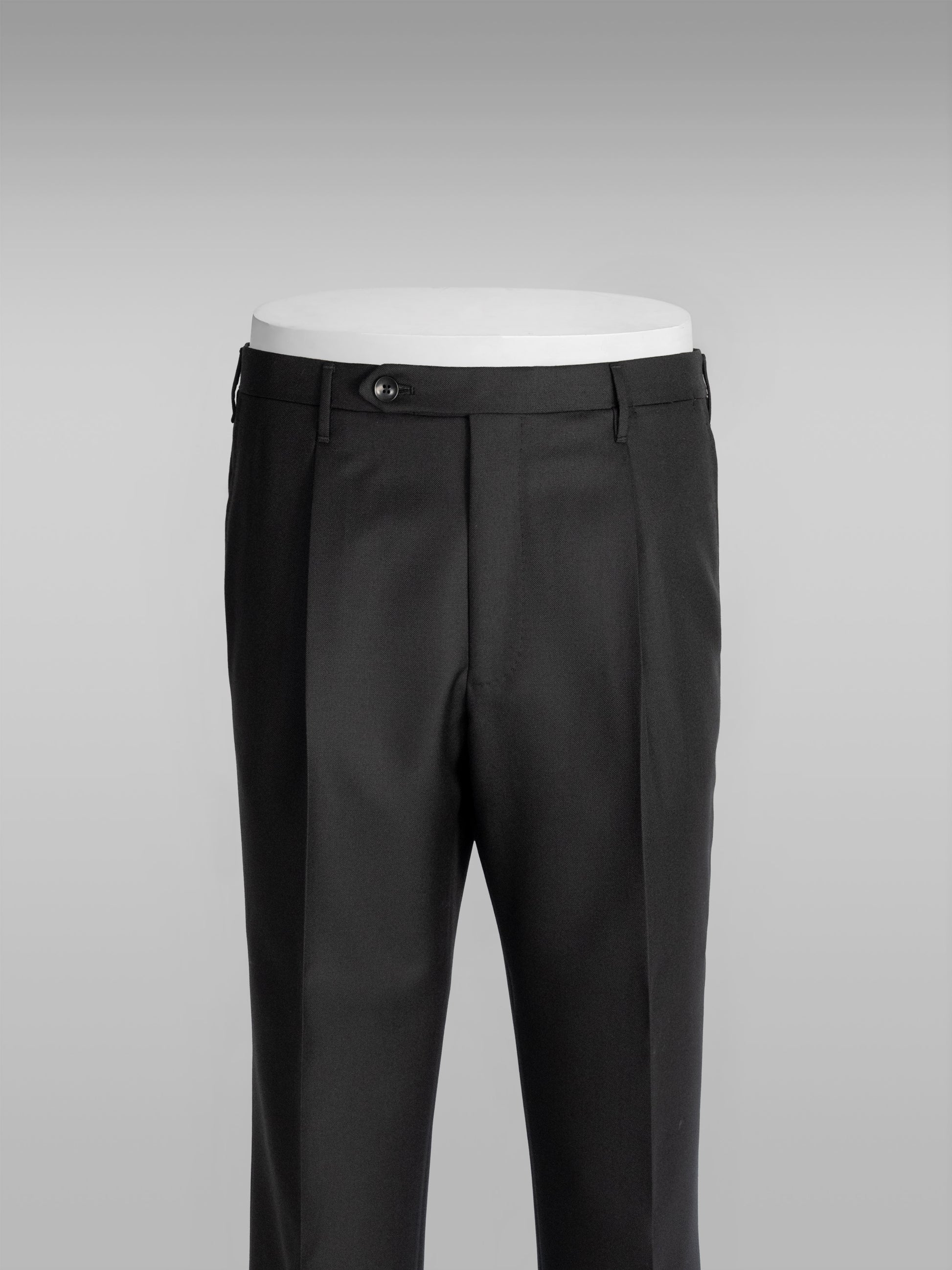 Pantaloni in lana a tre fili Venezia neri