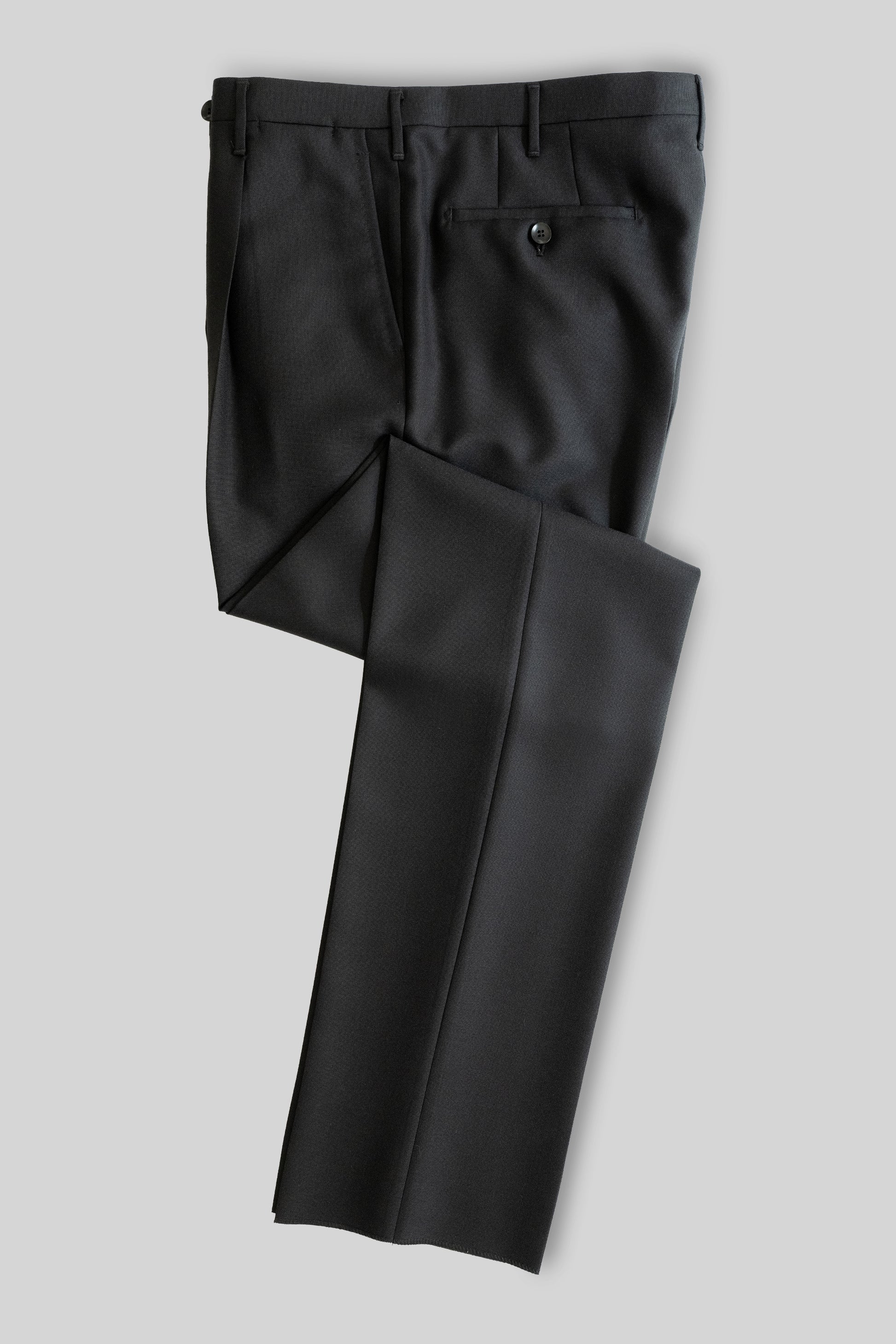 Pantaloni in lana a tre fili Venezia neri