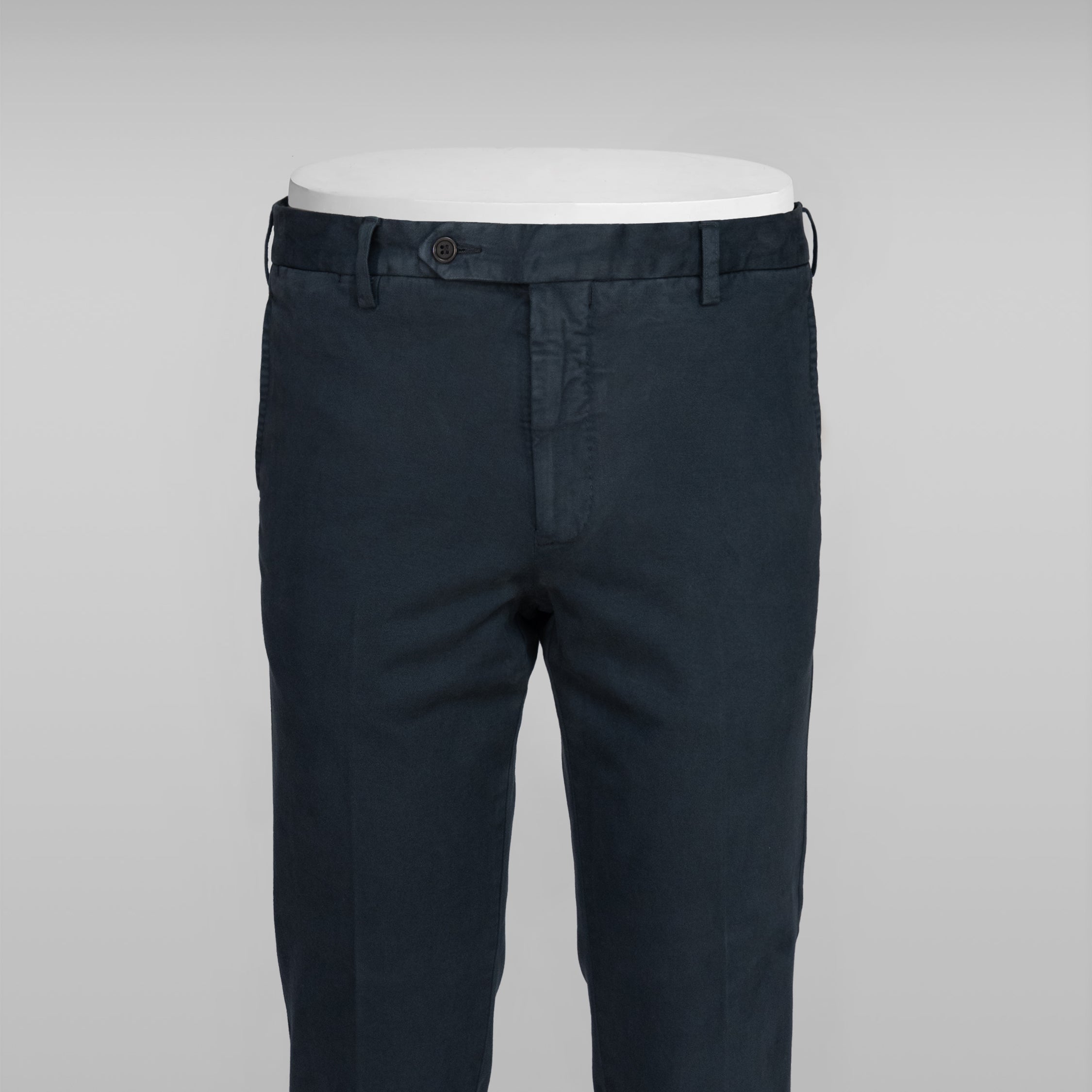 Dark blue cotton cashmere sport trousers