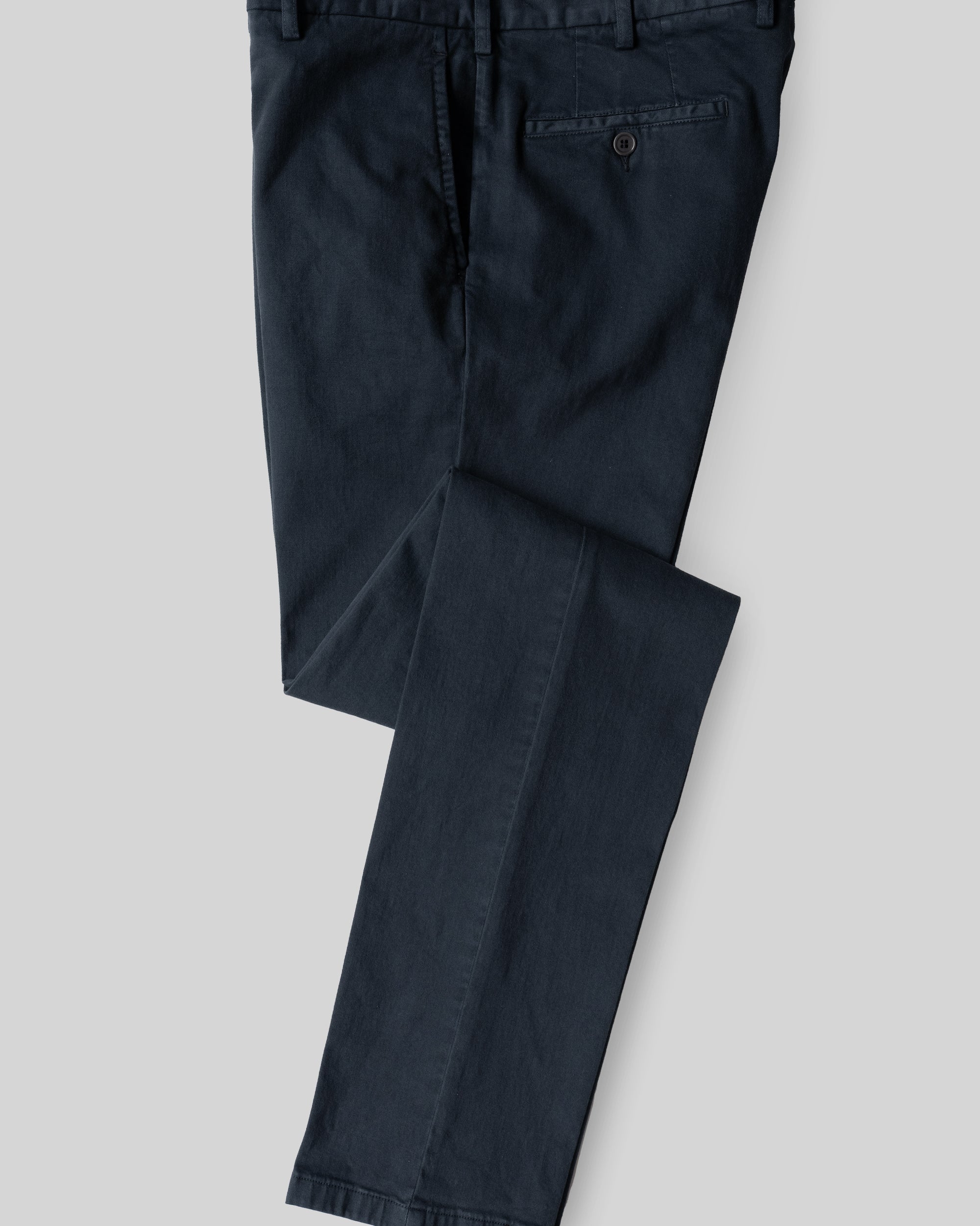 Dark blue cotton wool sport trousers