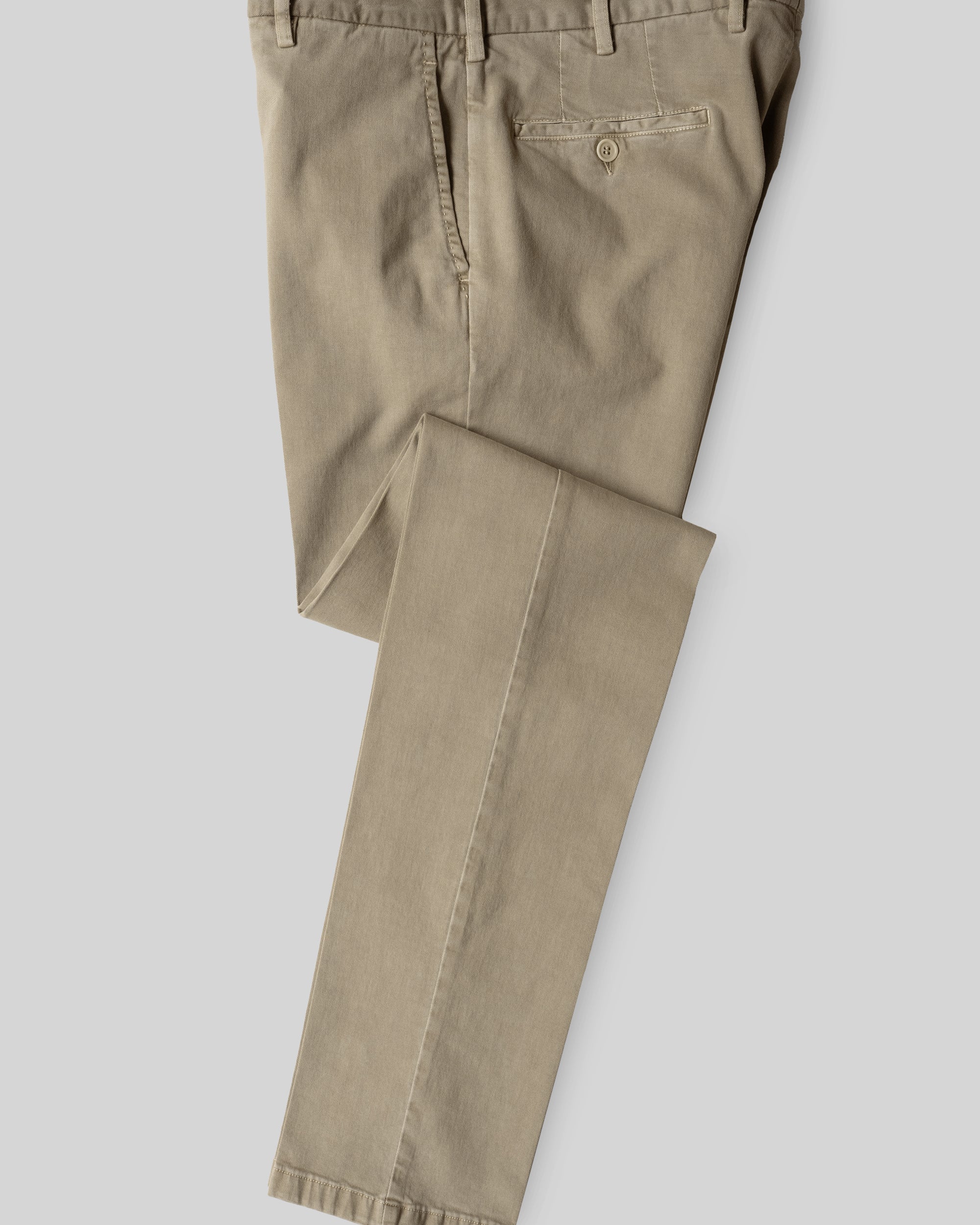 Beige cotton wool sport trousers