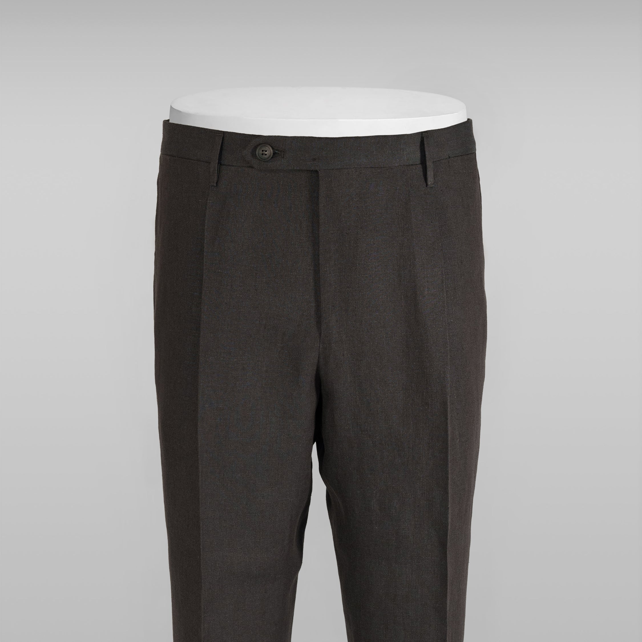 Verona brown linen trousers