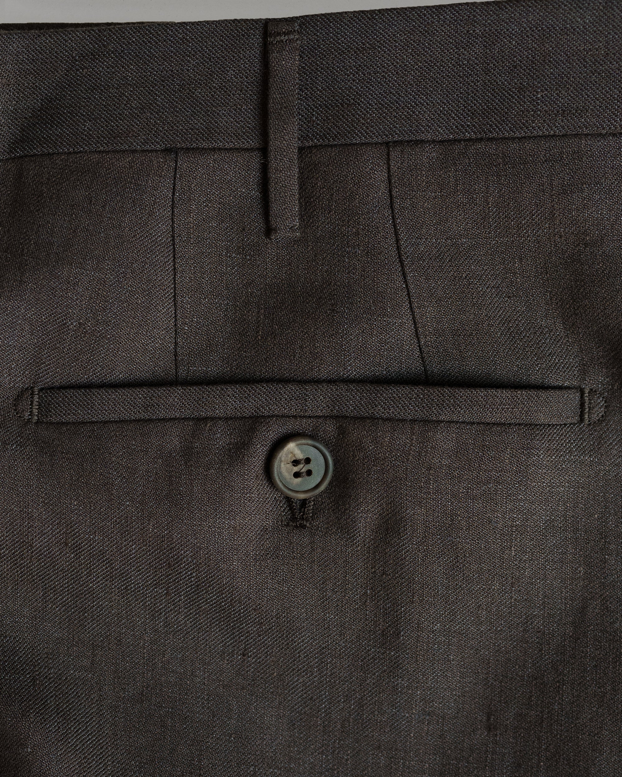 Verona brown linen trousers