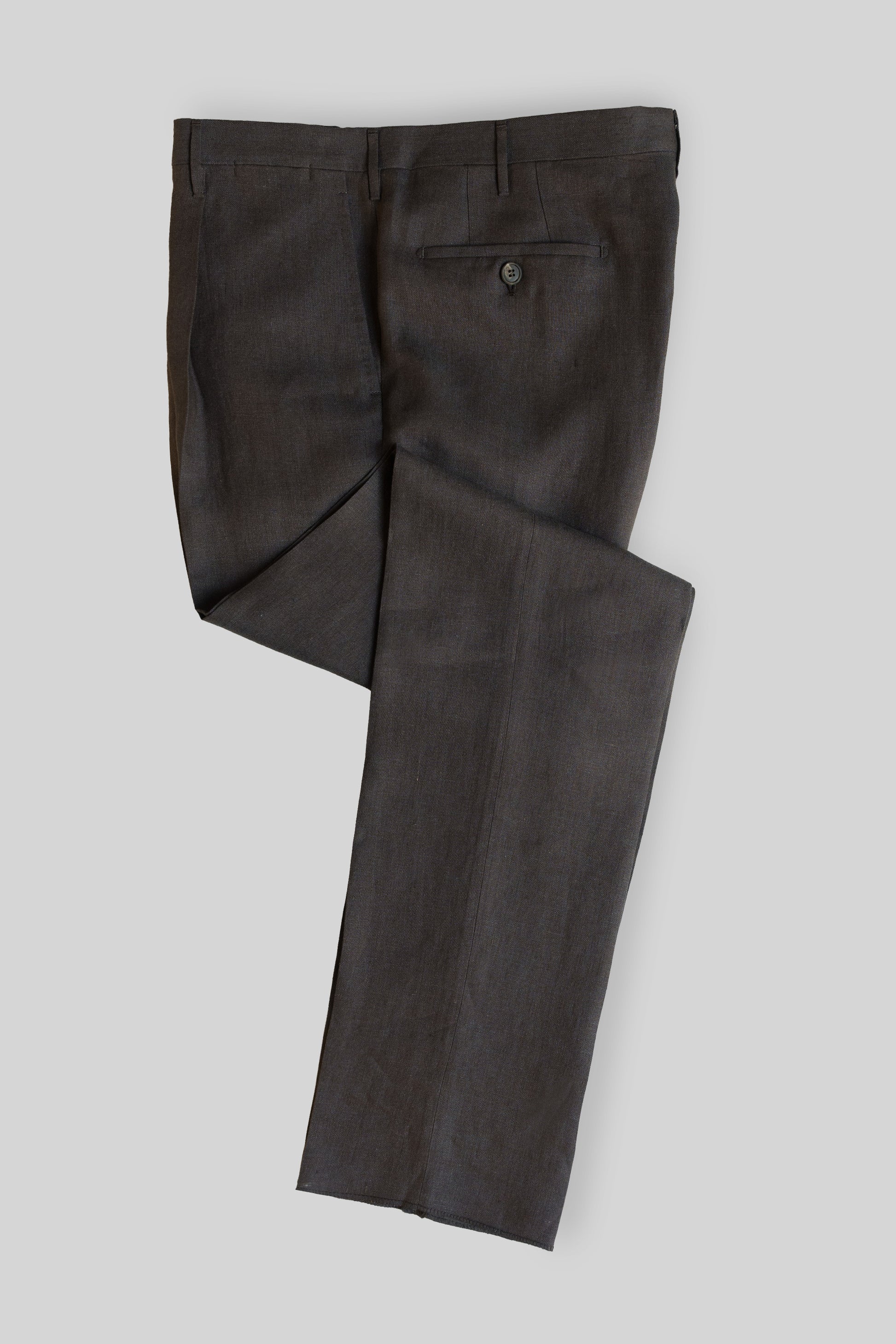 Verona brown linen trousers