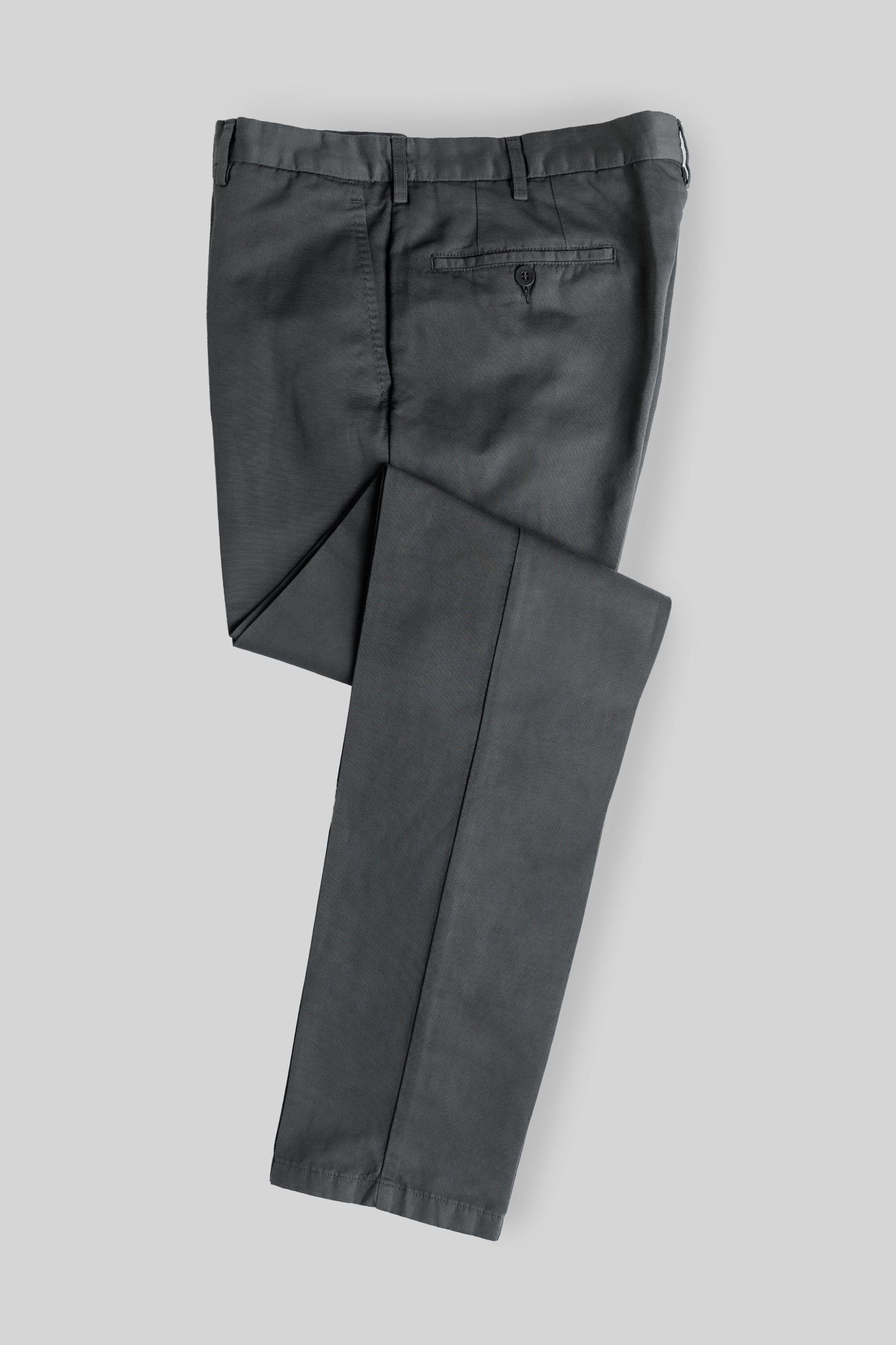Dark grey cotton linen sport trousers