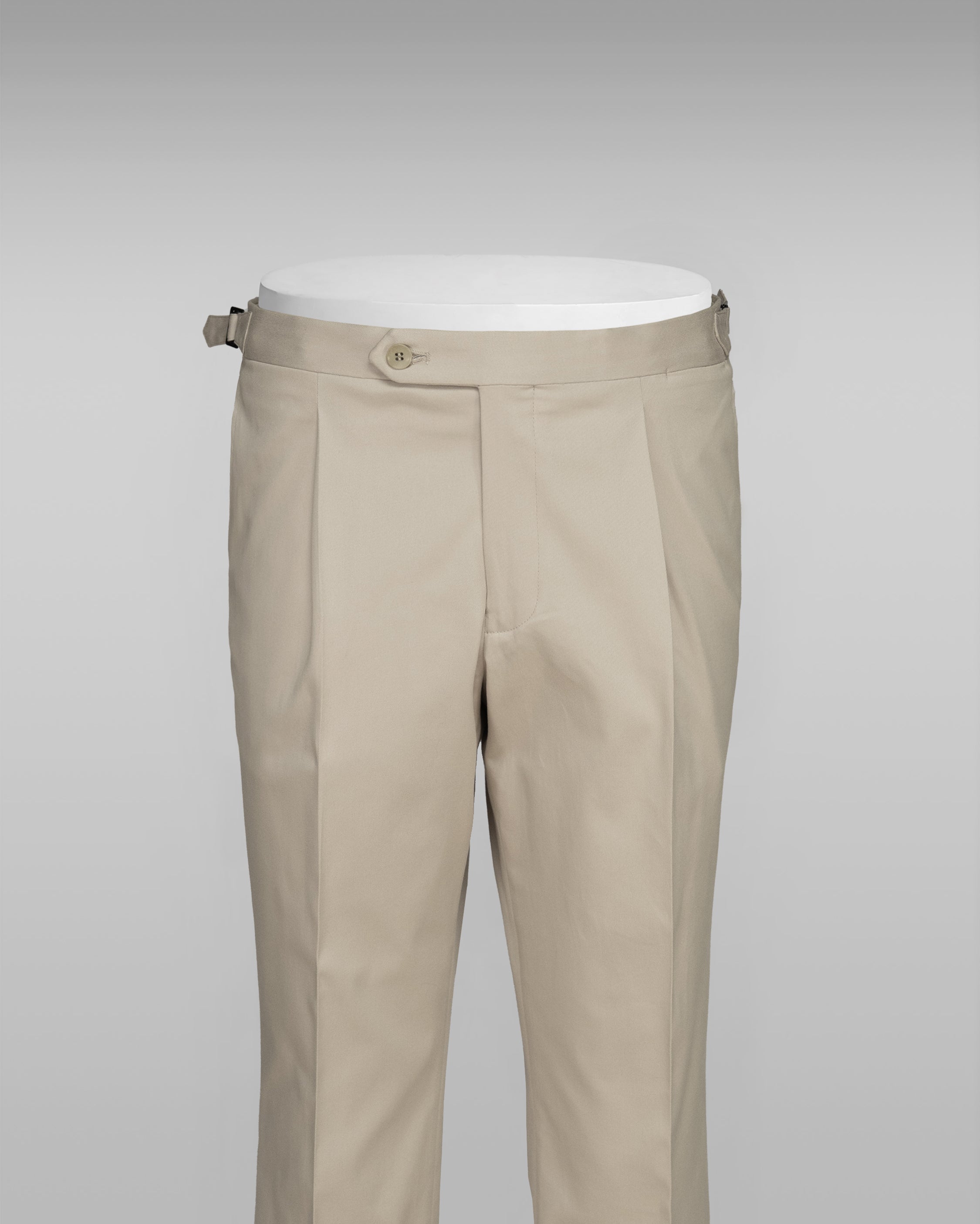 Verona four season chalk cotton elastan trousers