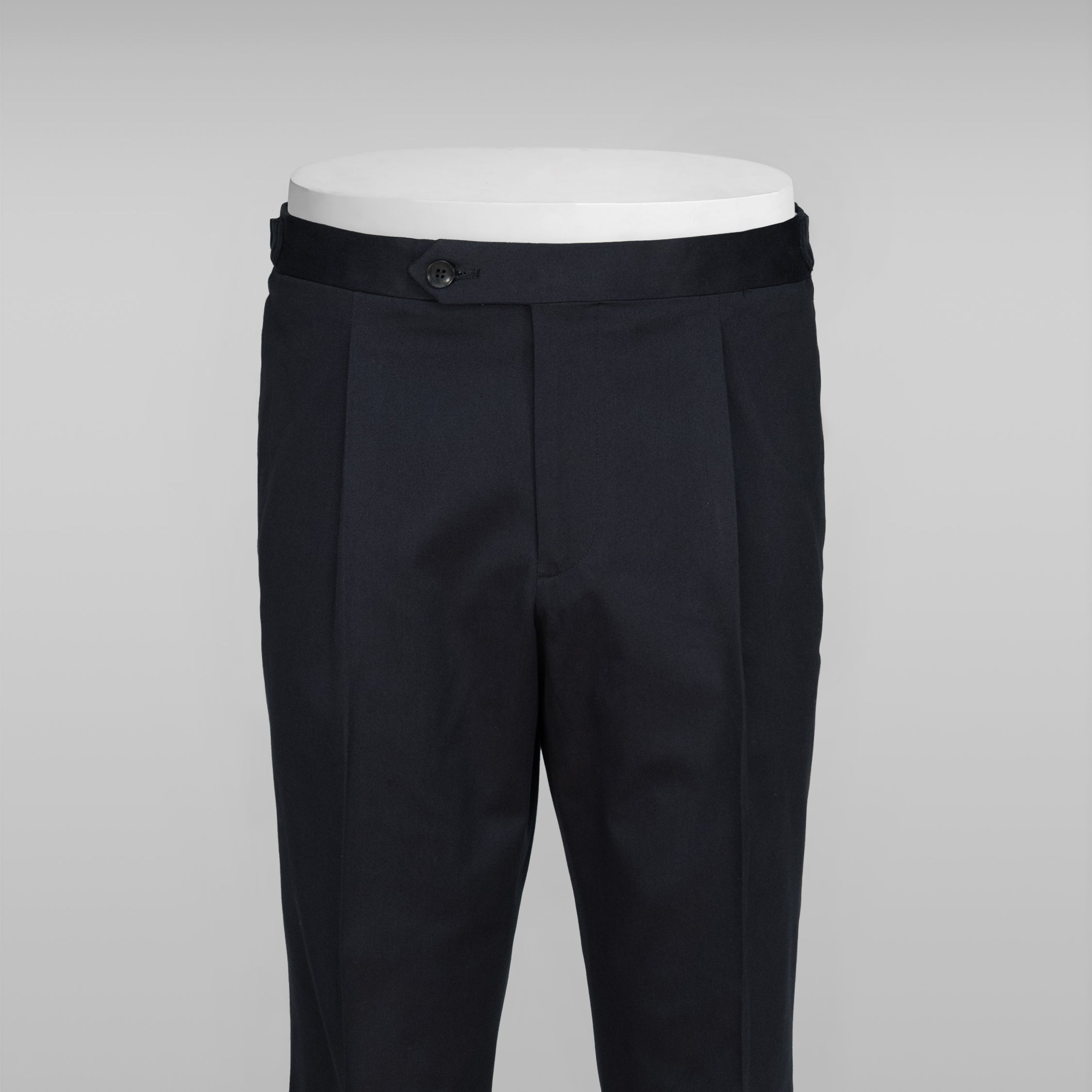 Verona four season dark blue cotton elastan trousers