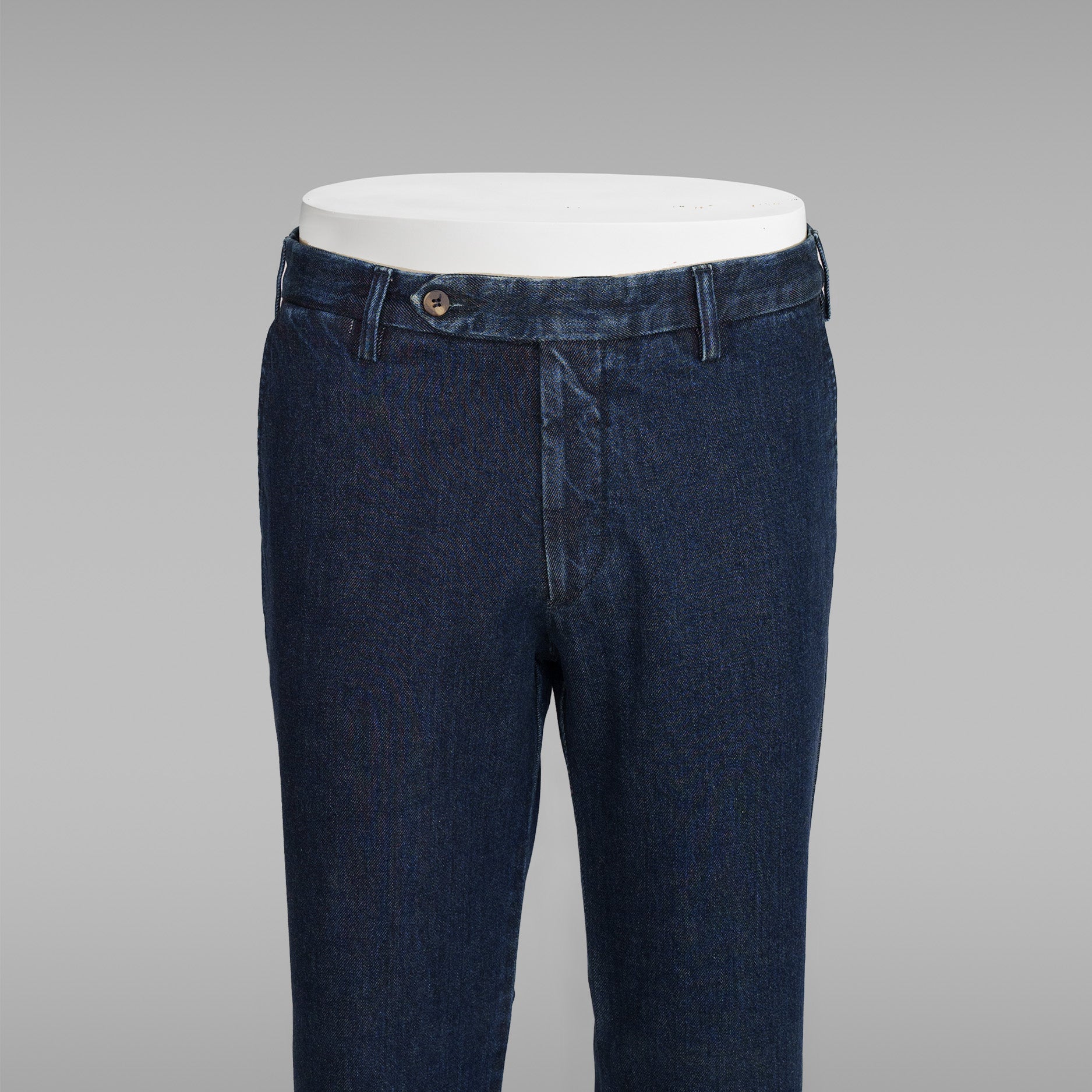 Dark blue denim cotton sport trousers