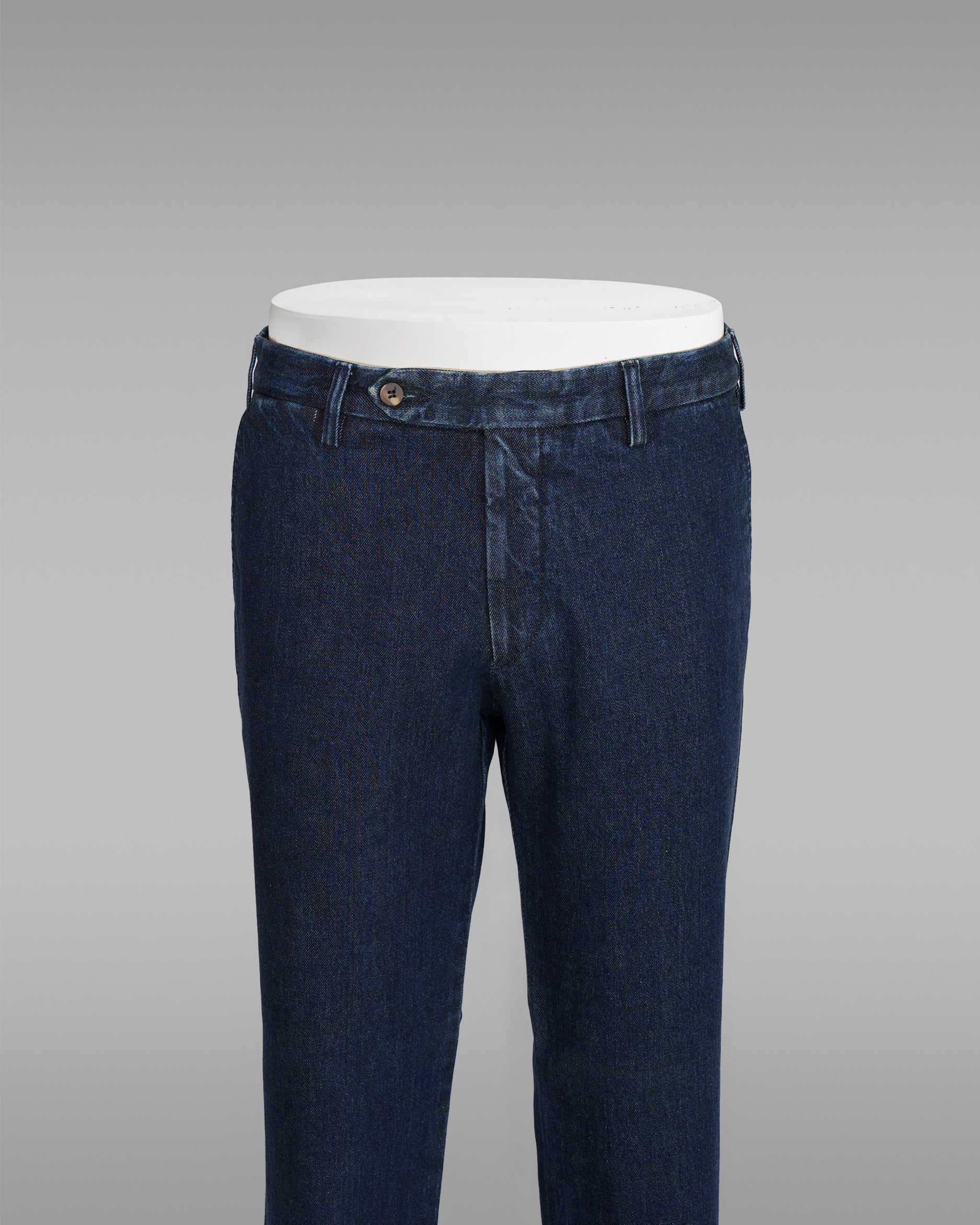 Dark blue denim cotton sport trousers