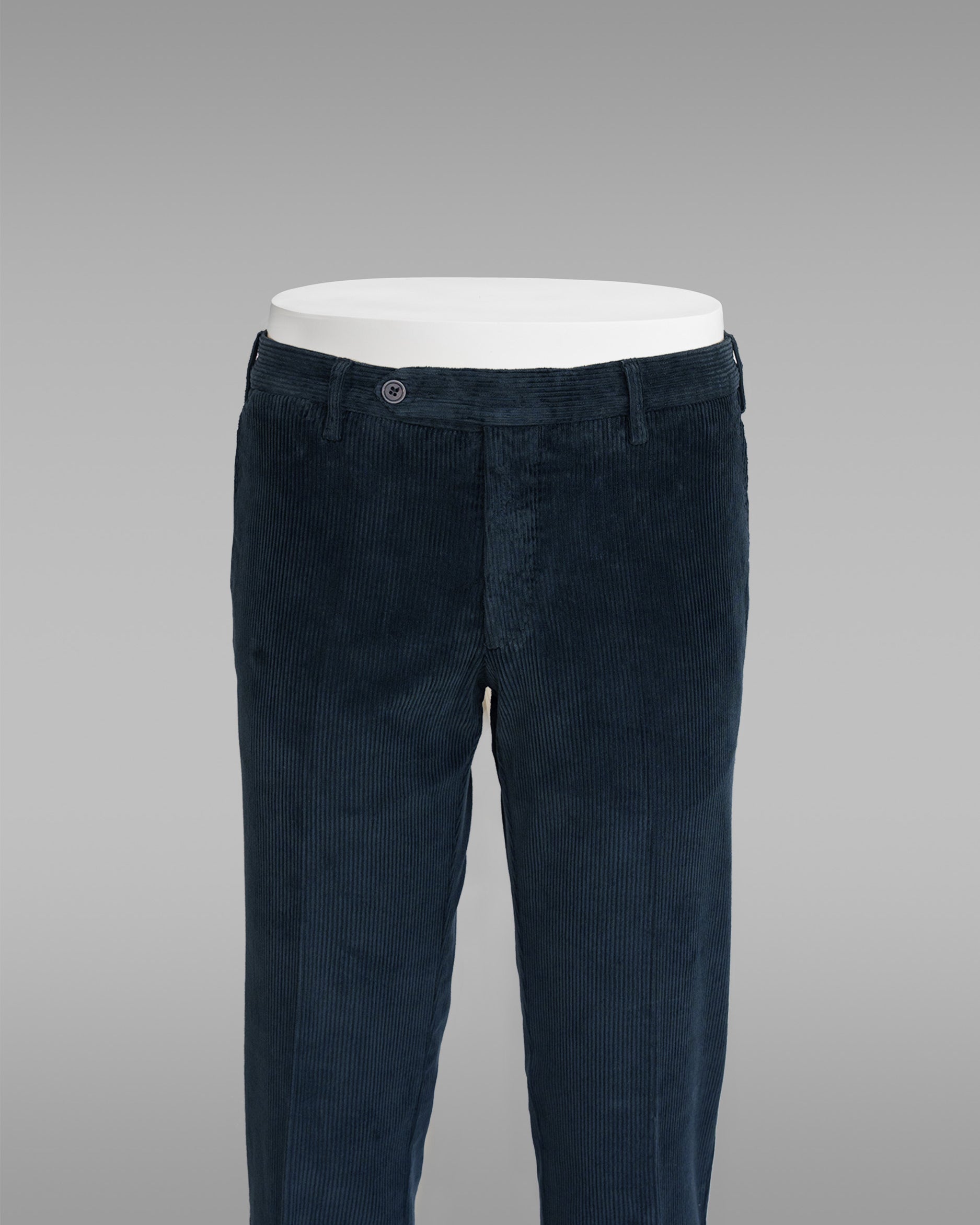 Dark blue corduroy sport trousers
