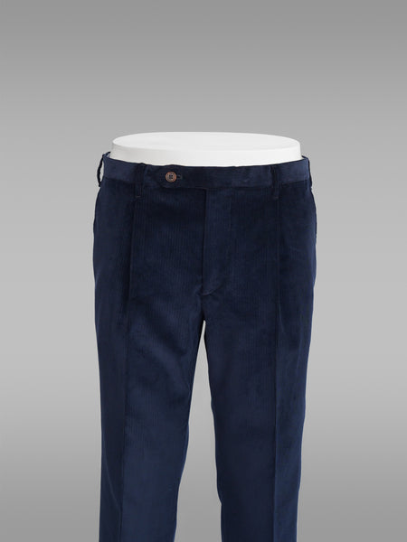 James Pringle Men's Blue Corduroy Trousers 36