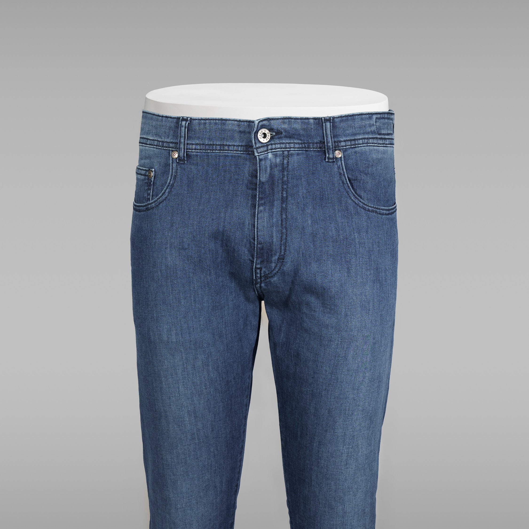 Blue denim cotton 5 pockets trousers SUMMER