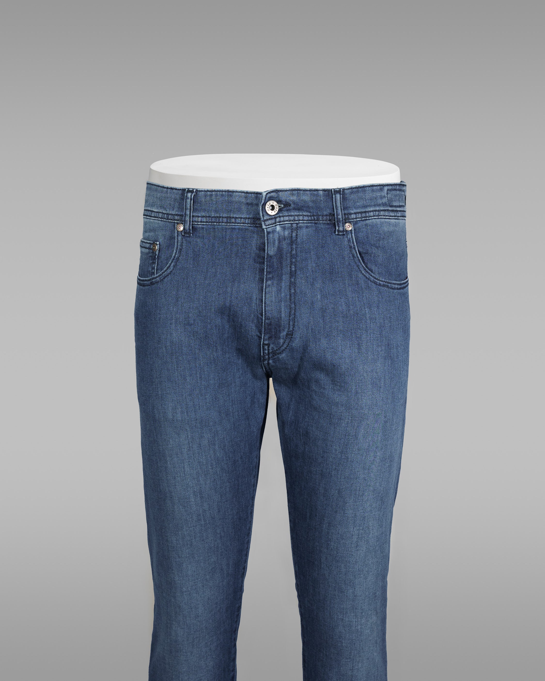 Blue denim cotton 5 pockets trousers SUMMER