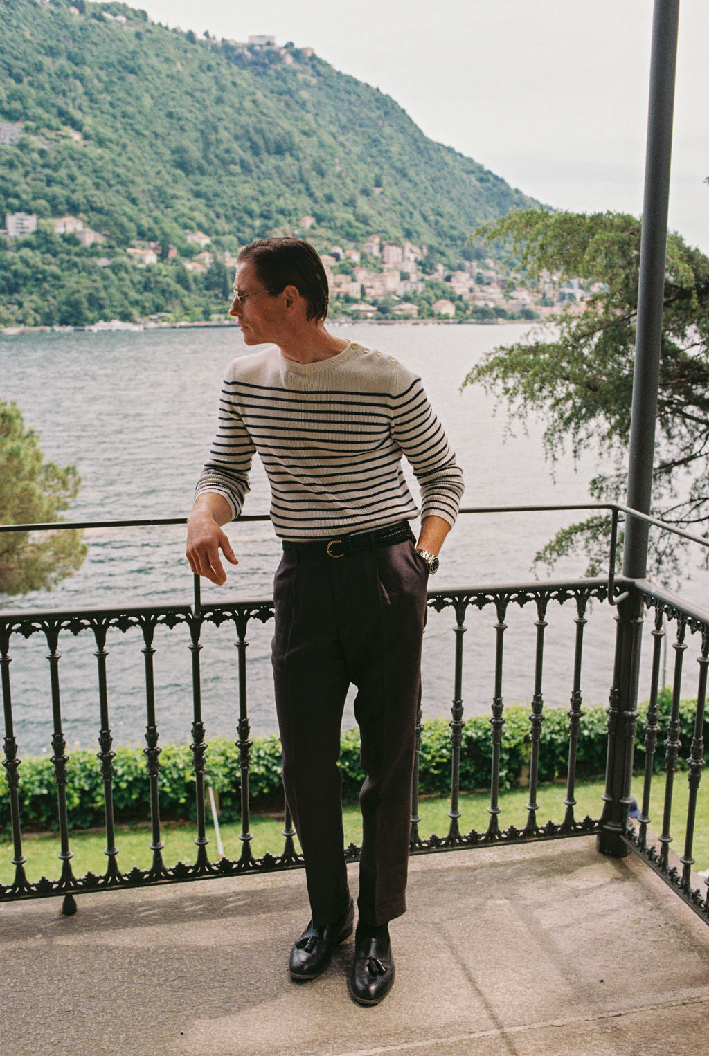 Pantaloni in lino marrone Verona