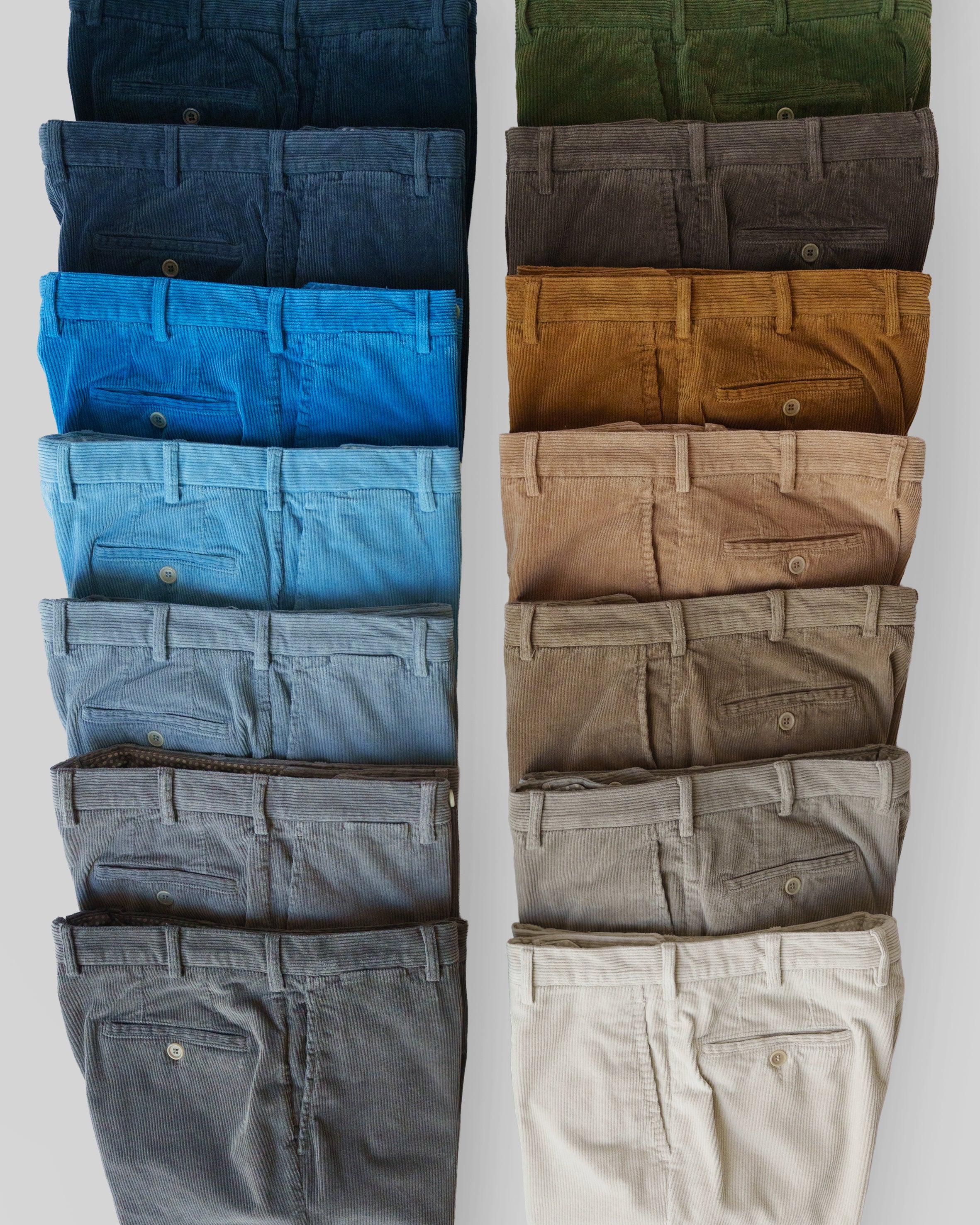 Brown corduroy sport trousers