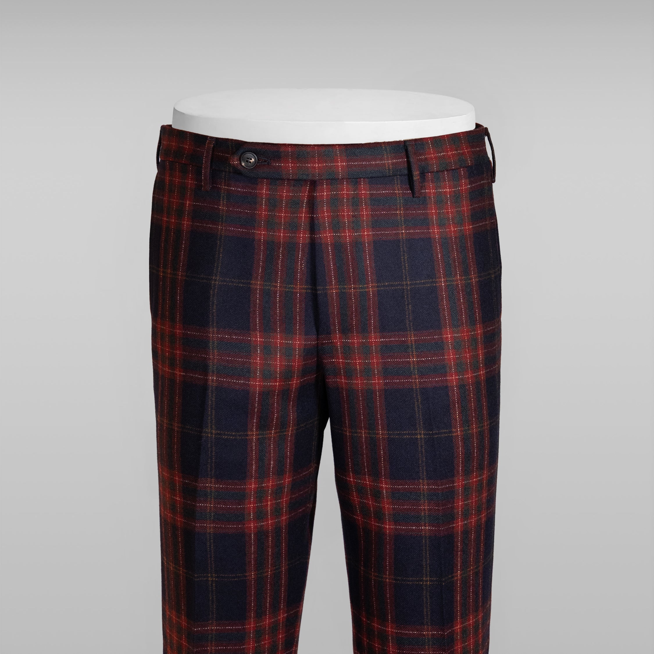 Check flannel trousers WINTER