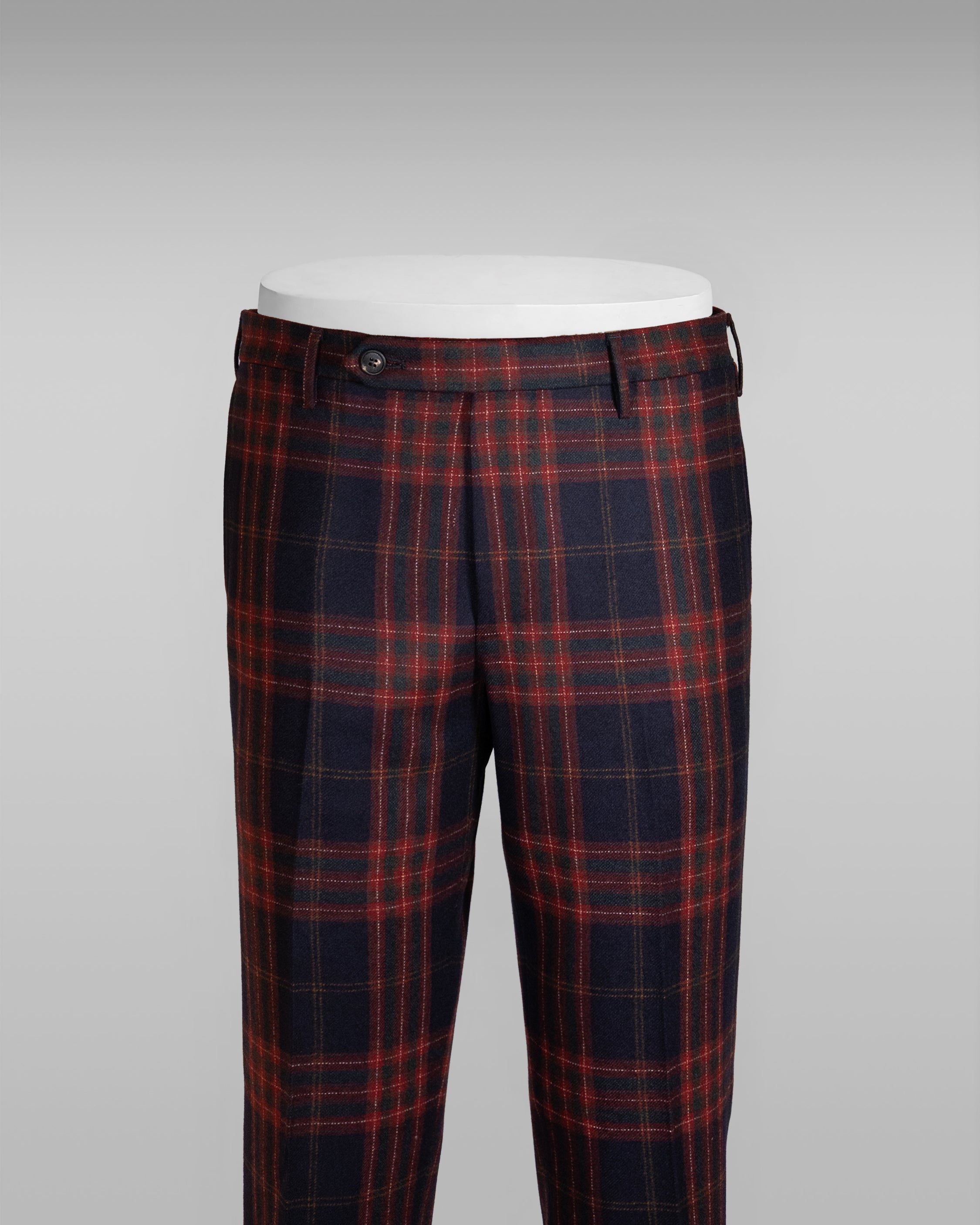 Check flannel trousers WINTER