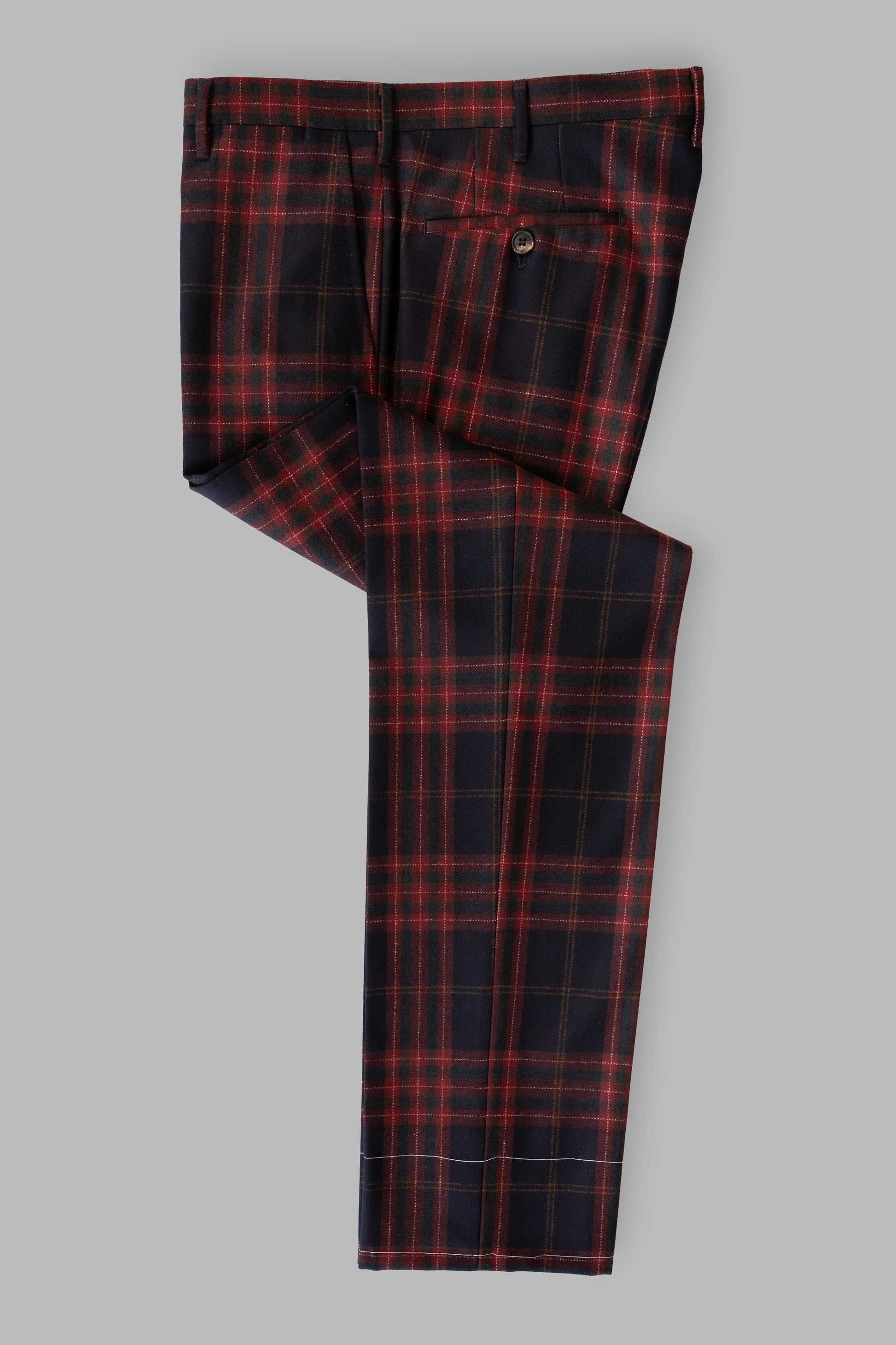 Check flannel trousers WINTER