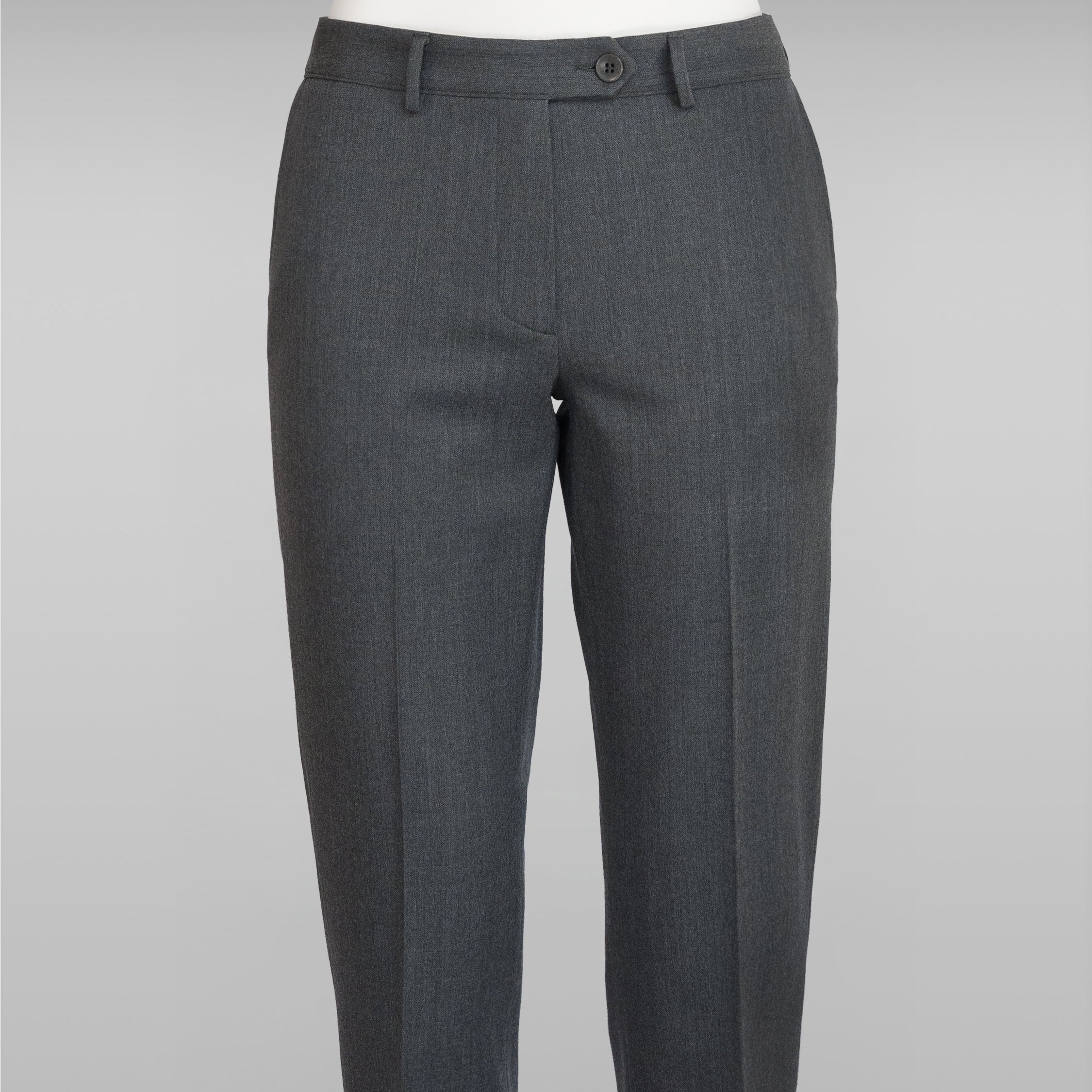 Woman flat front trousers (available in 2 colors)