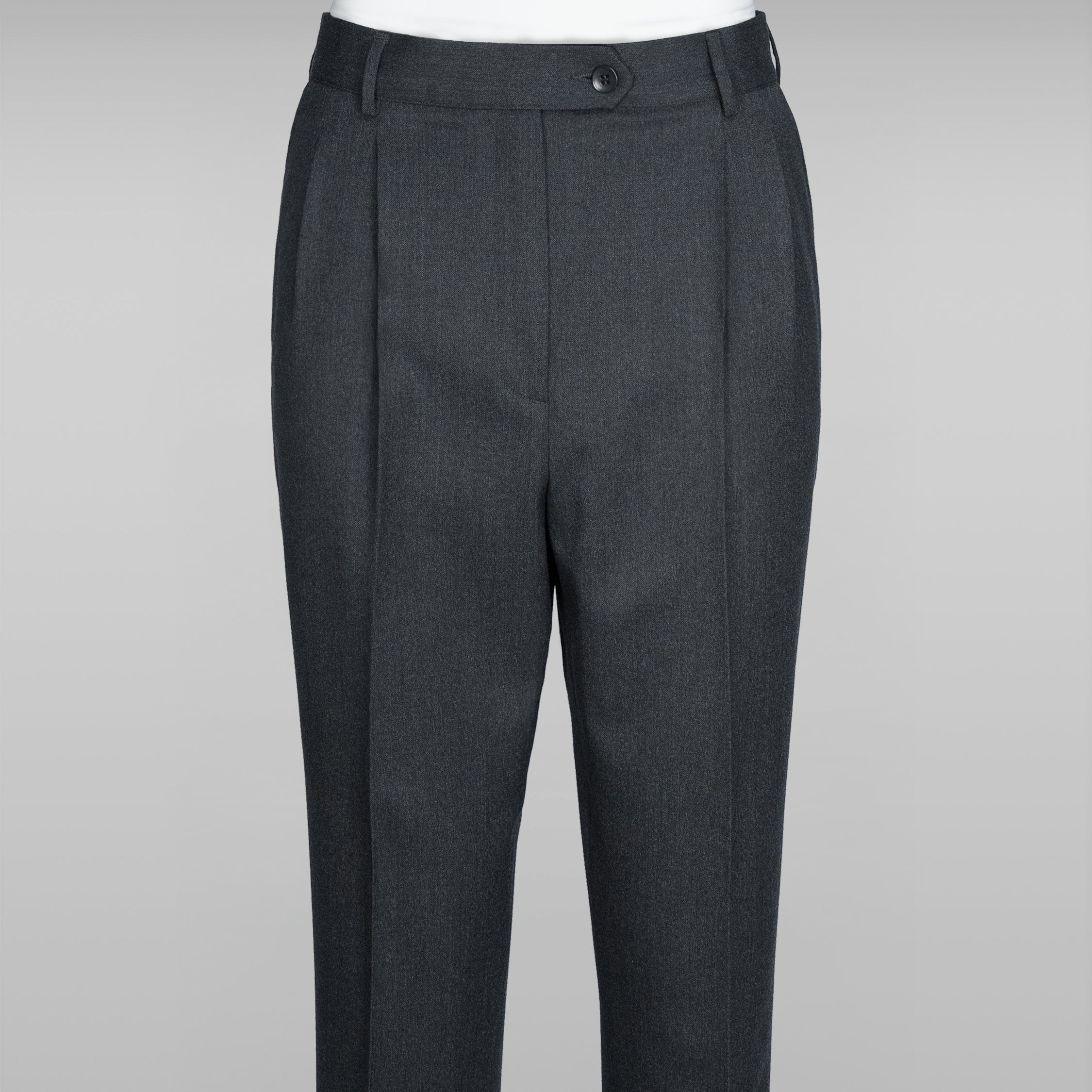 Pantaloni da donna con 2 pieghe (disponibili in 2 colori)