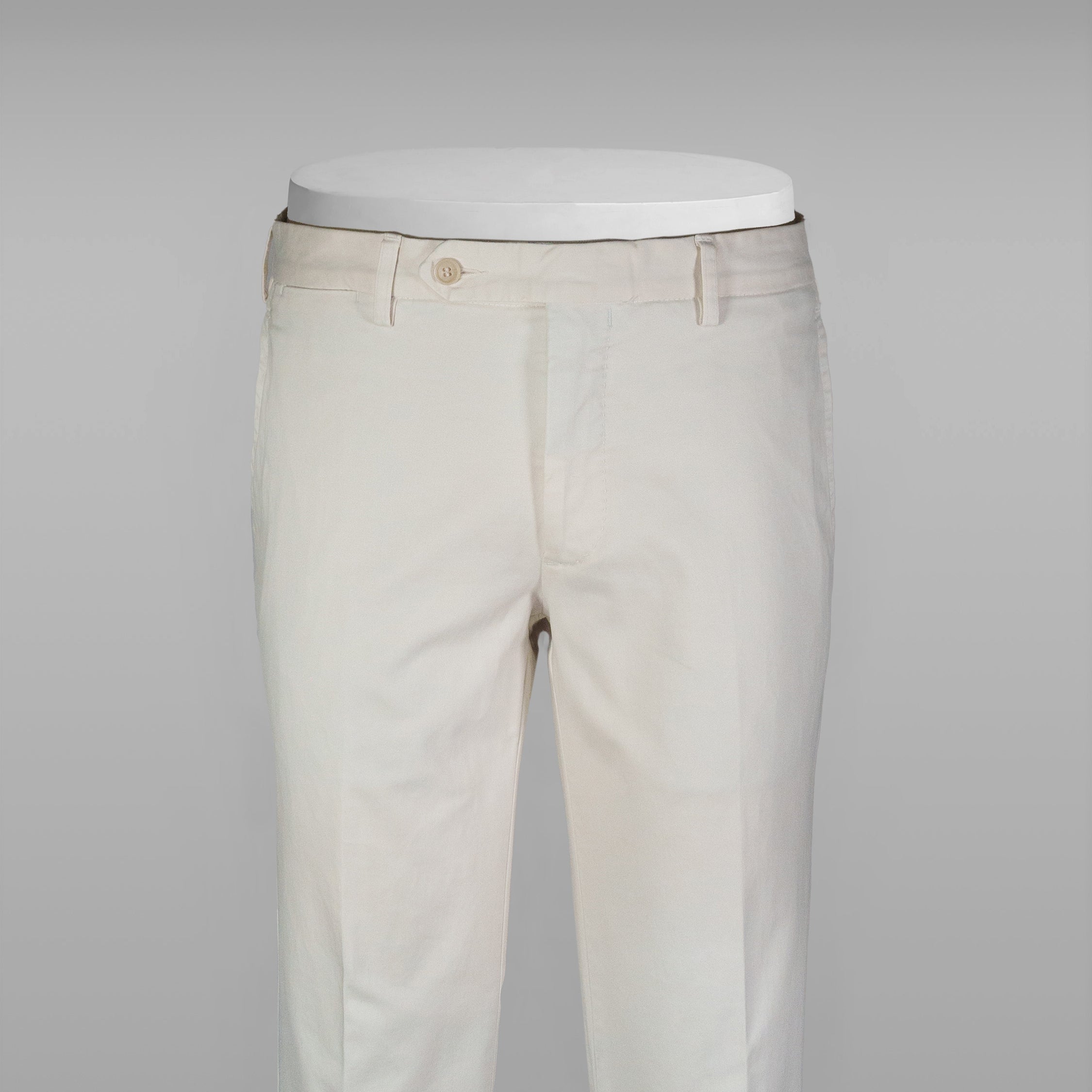 Pantaloni sportivi in cotone e cashmere beige chiaro