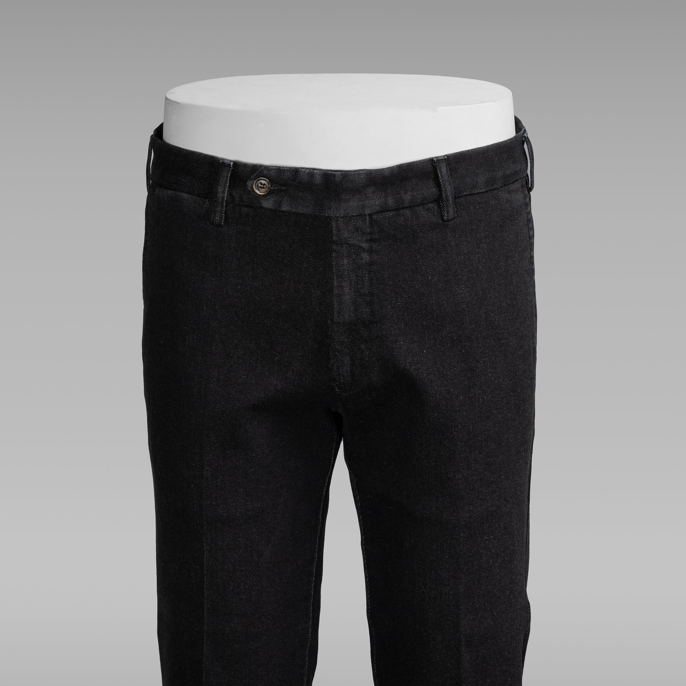Pantaloni sportivi in cotone denim nero