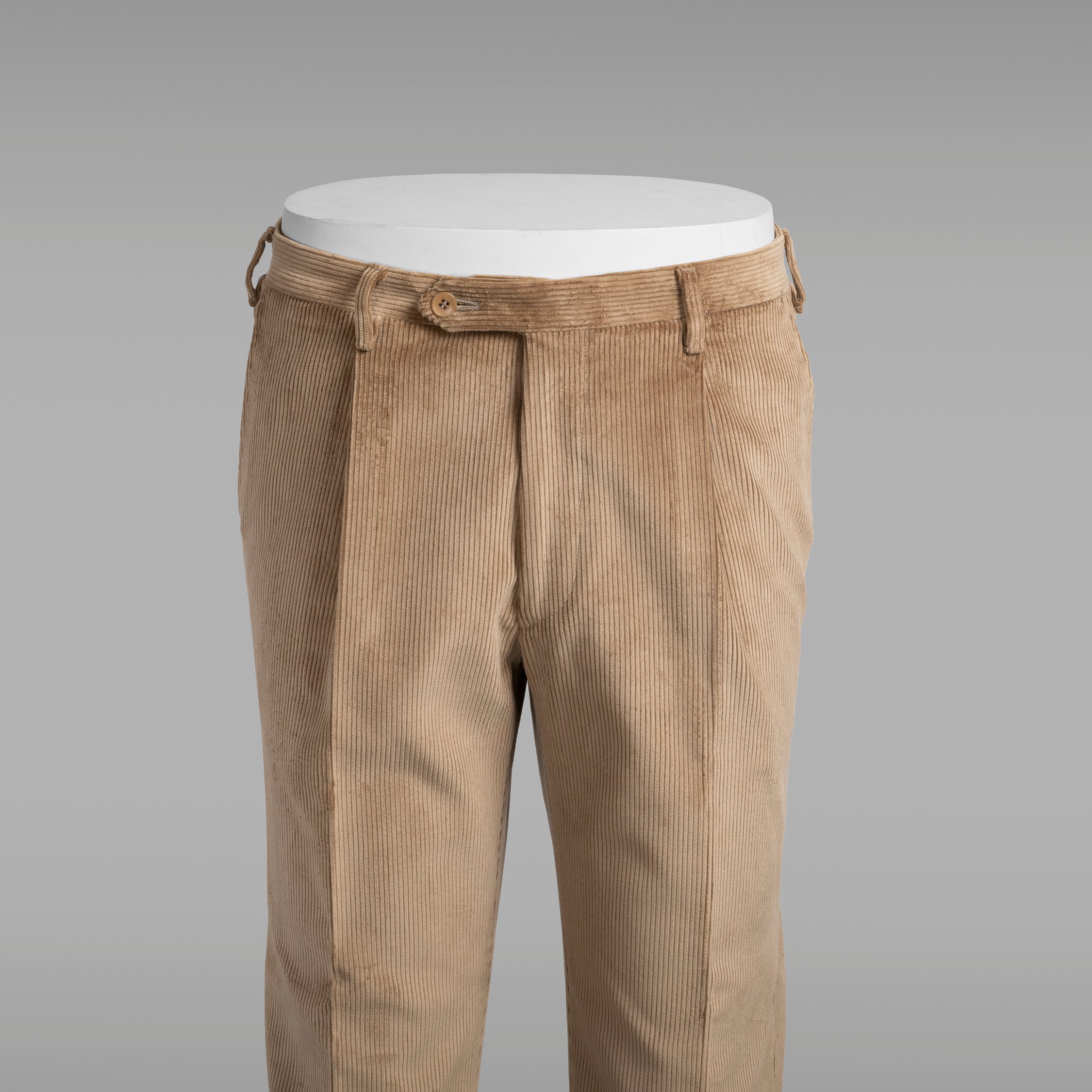 Fawn corduroy big wale