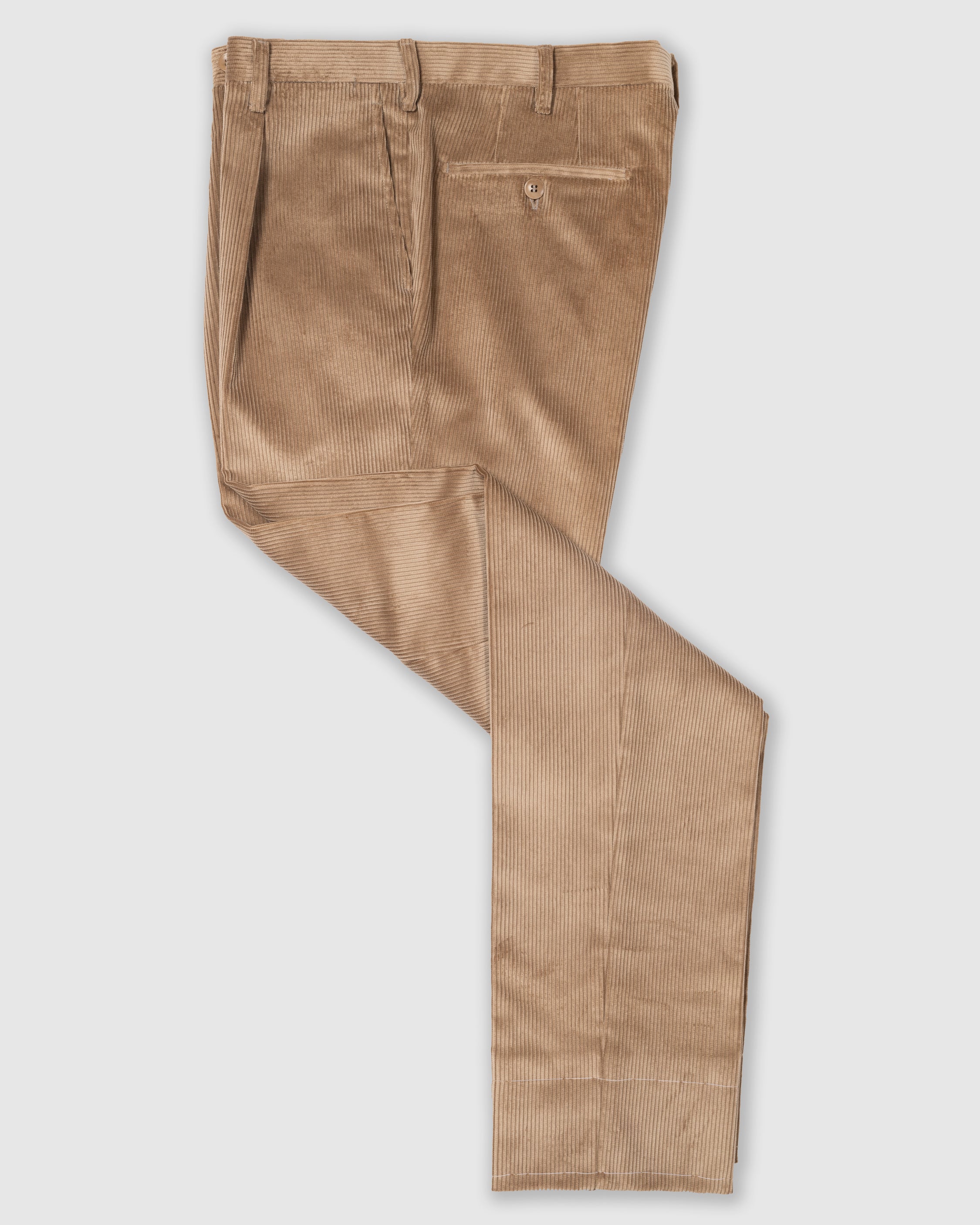 Fawn corduroy big wale