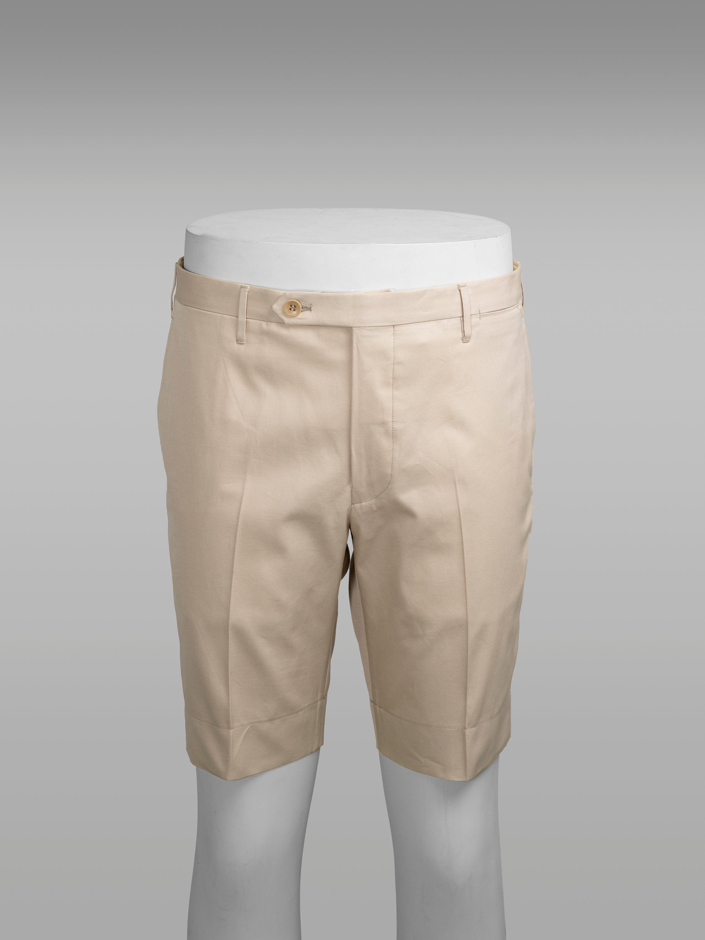 Rota Summer Light beige pair of regular fit supima cotton bermuda