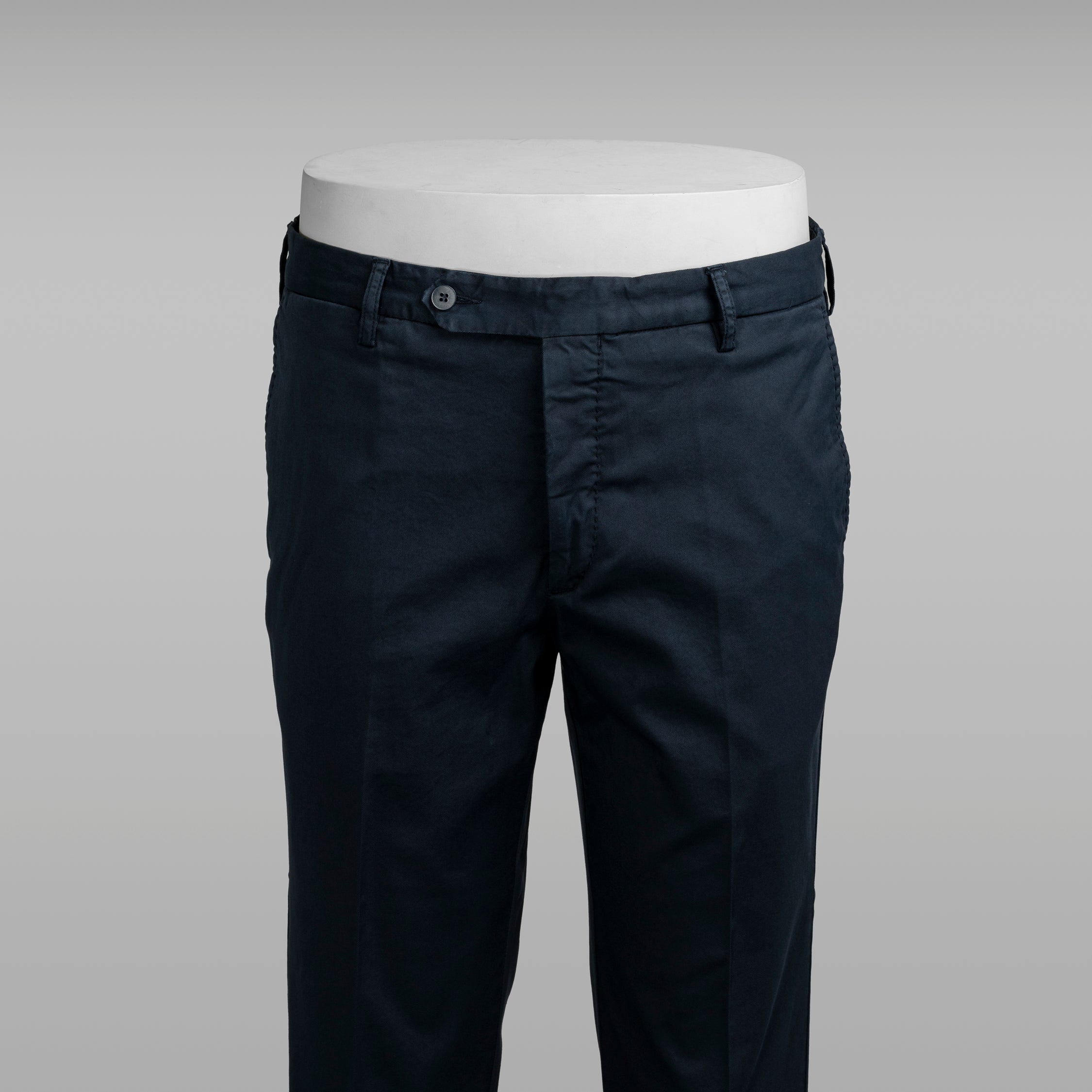 Pantaloni sportivi in cotone supima blu scuro