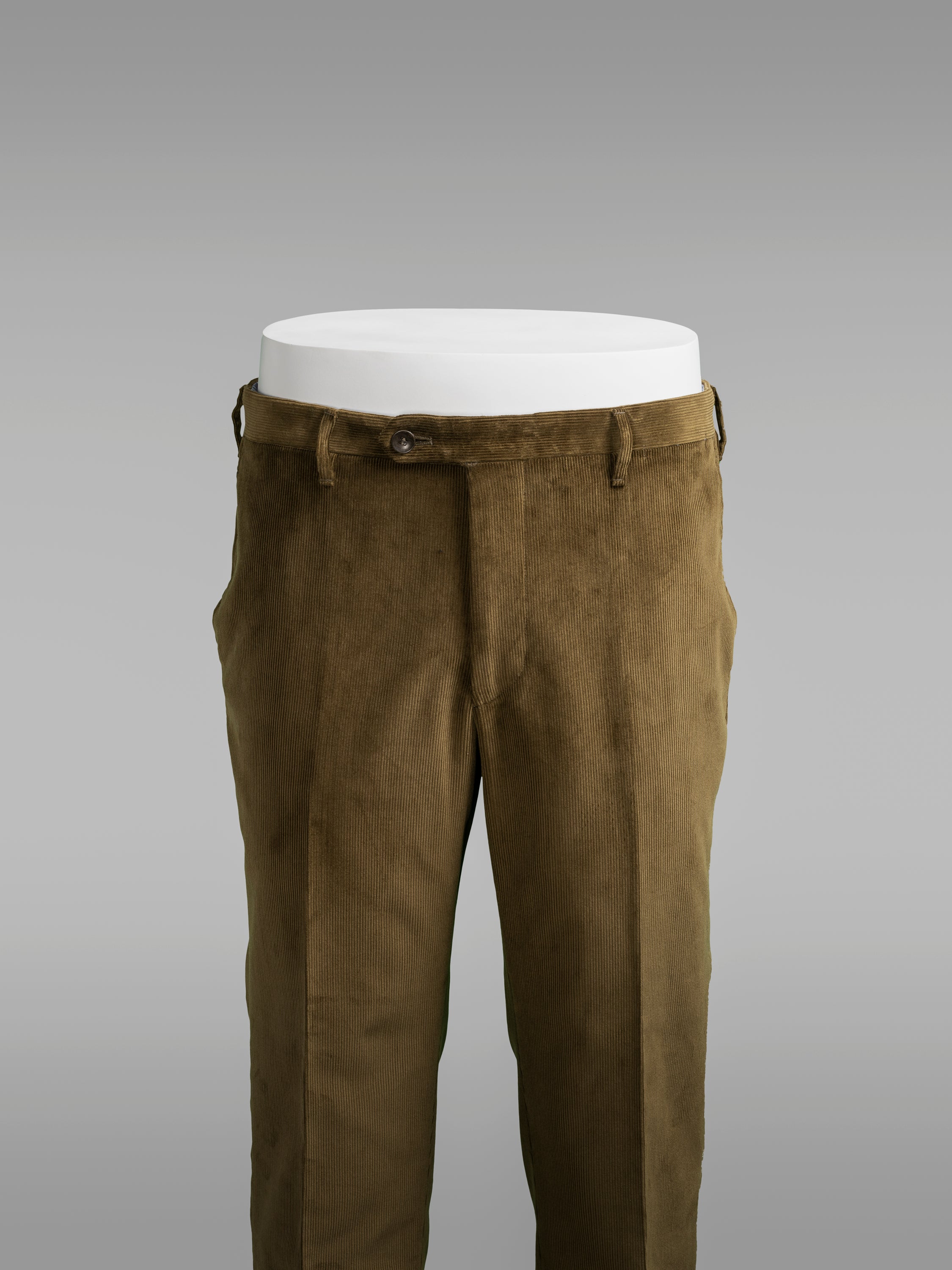 Rota Winter Green corduroy medium wale trousers