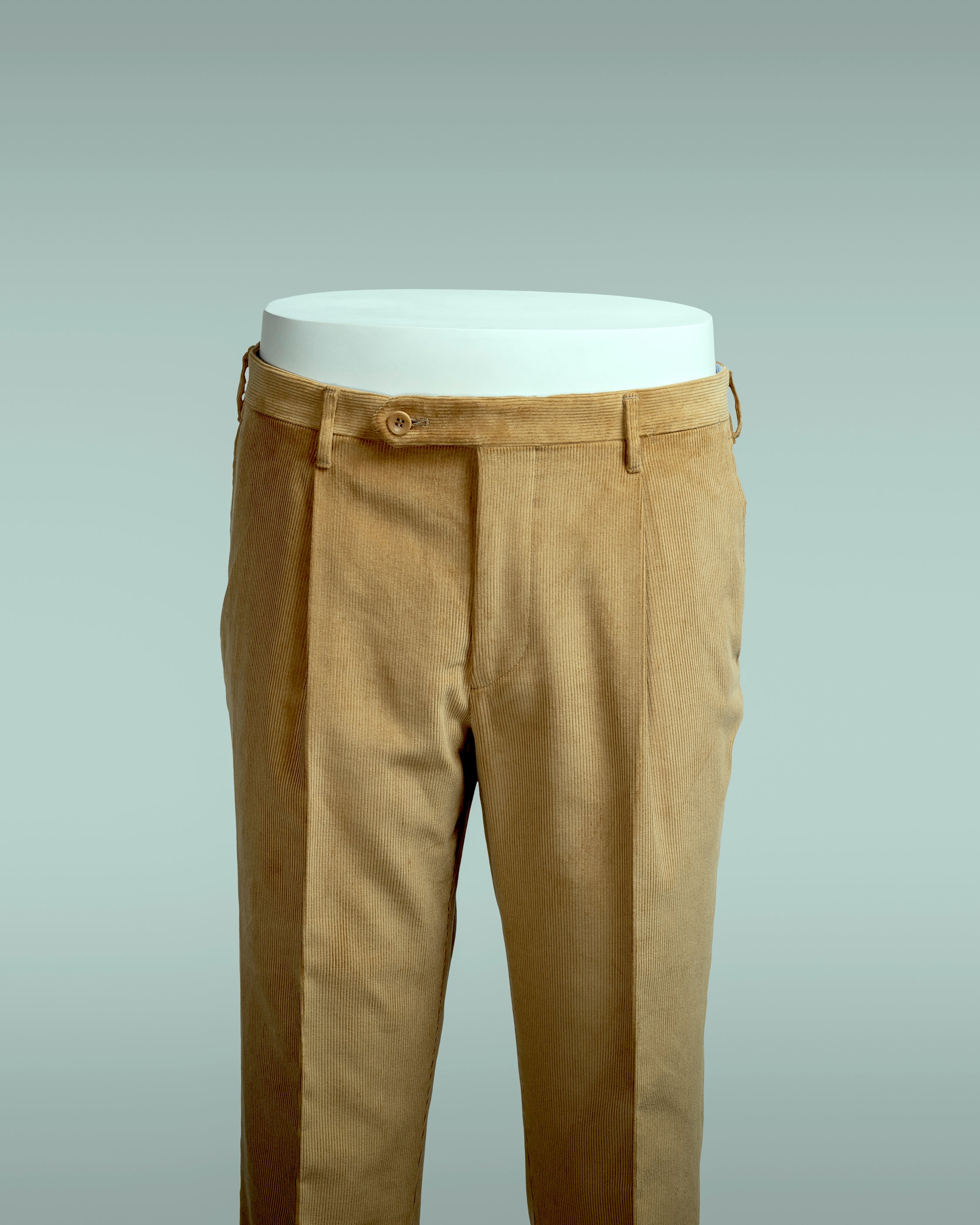 Dark beige corduroy medium wale trousers