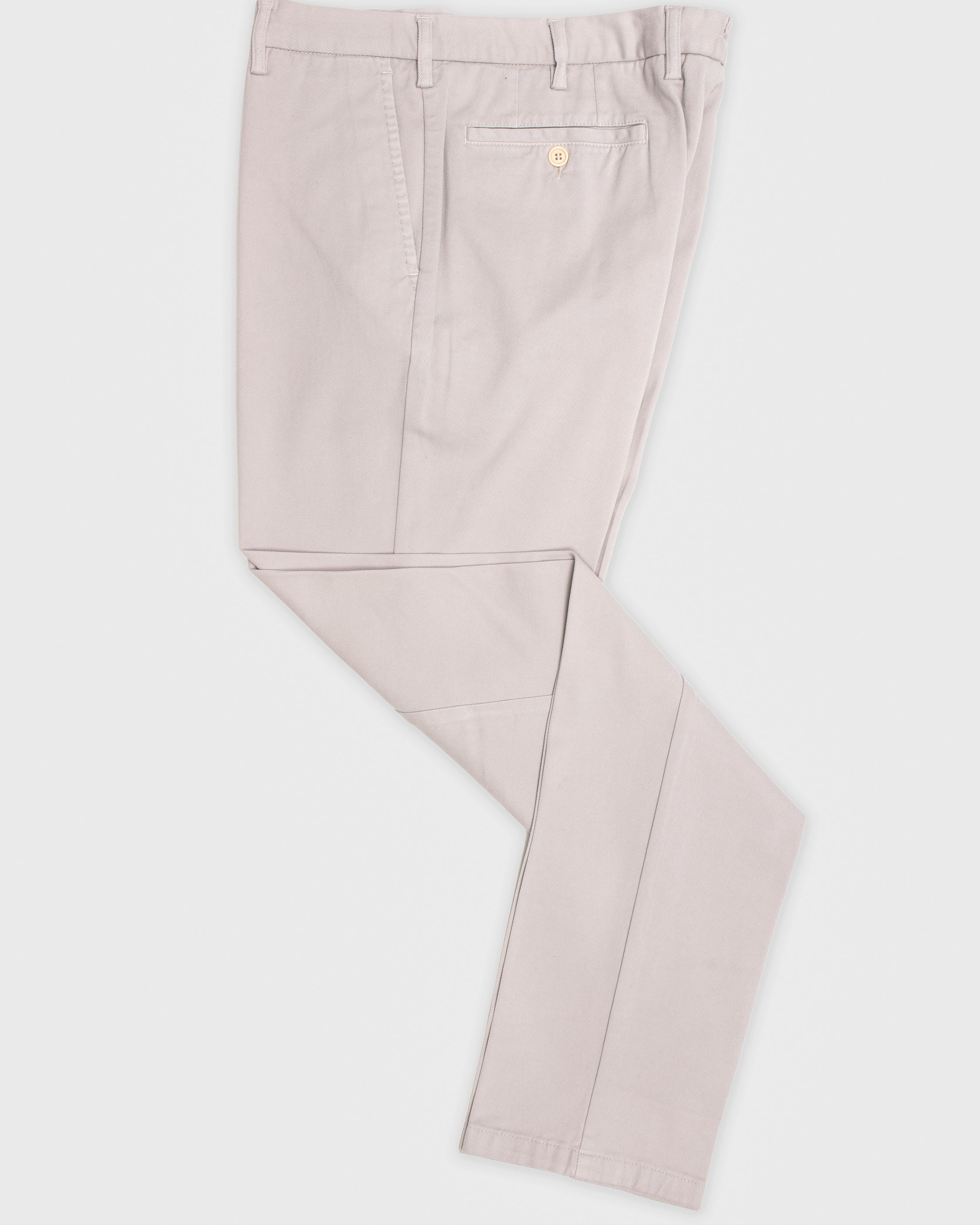Light grey cotton elastan sport trousers WINTER